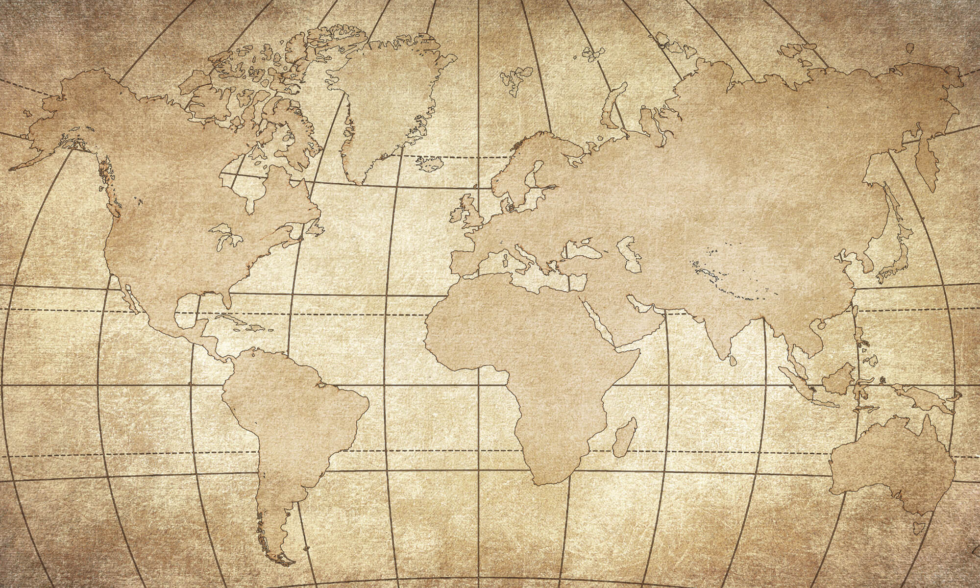 High Resolution Vintage World Map Wallpapers