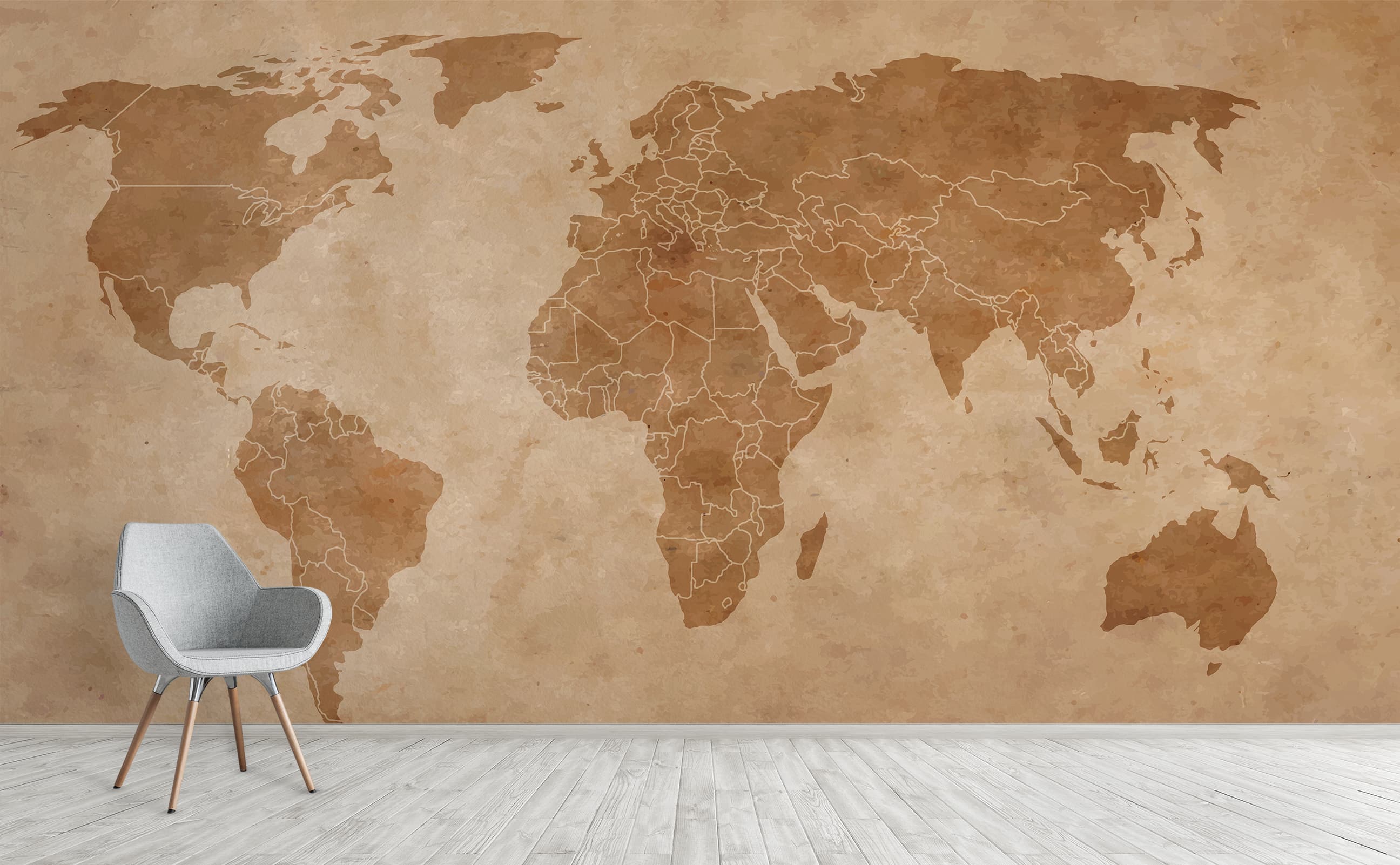 High Resolution Vintage World Map Wallpapers