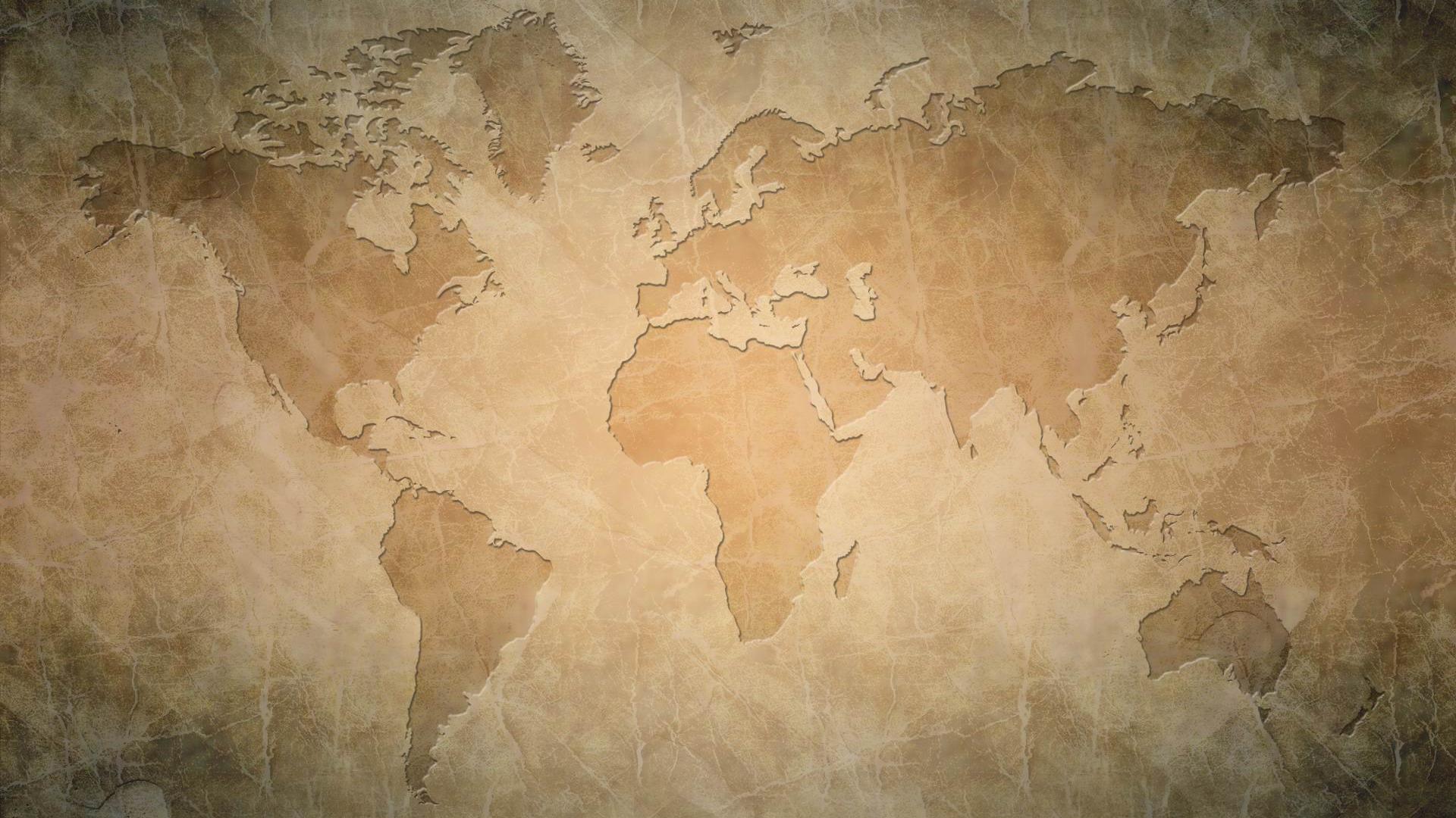 High Resolution Vintage World Map Wallpapers