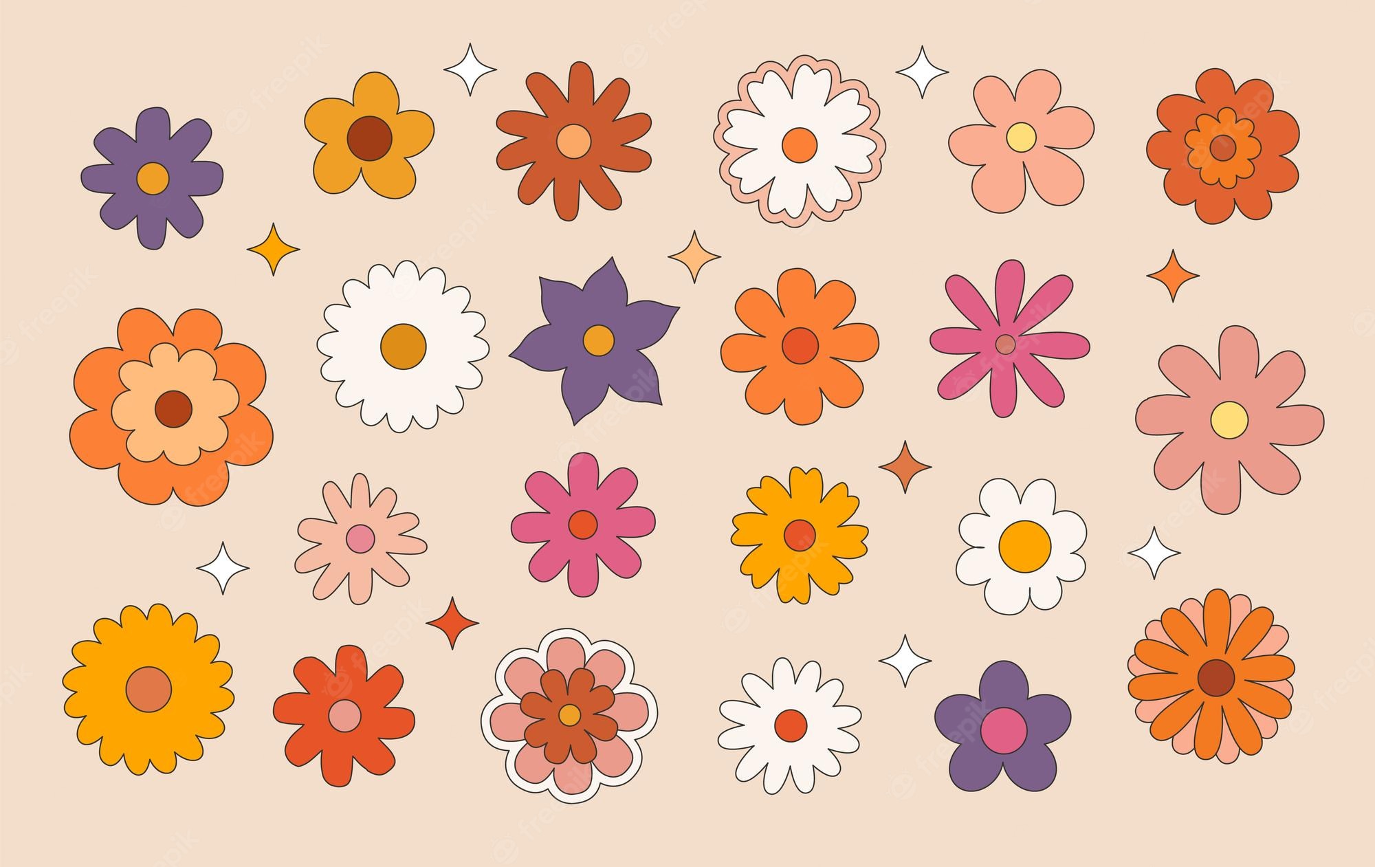 Hippie Flowers Wallpapers