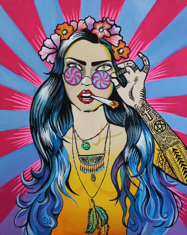 Hippie Trippy Drawings Wallpapers