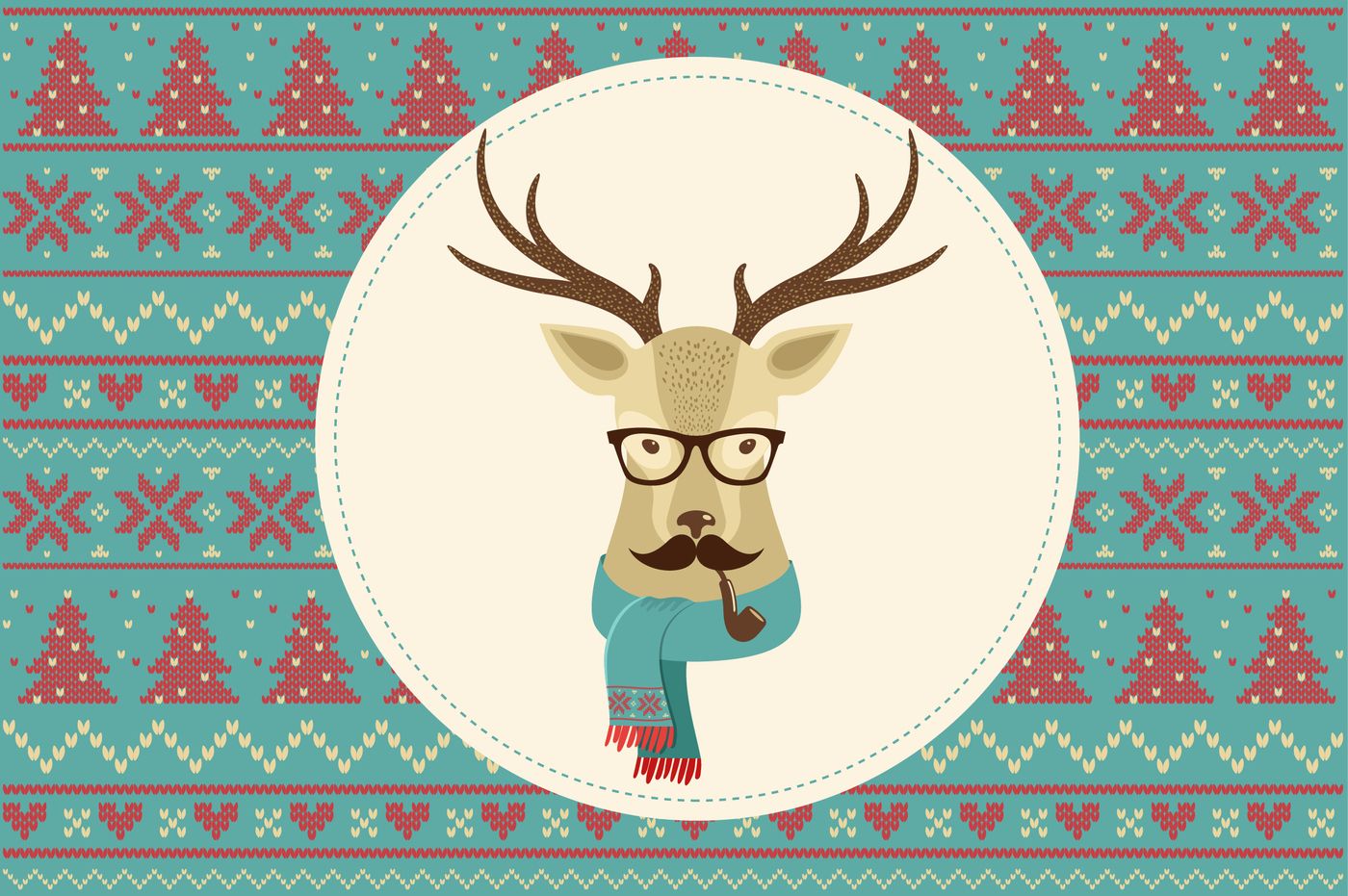 Hipster Christmas Wallpapers