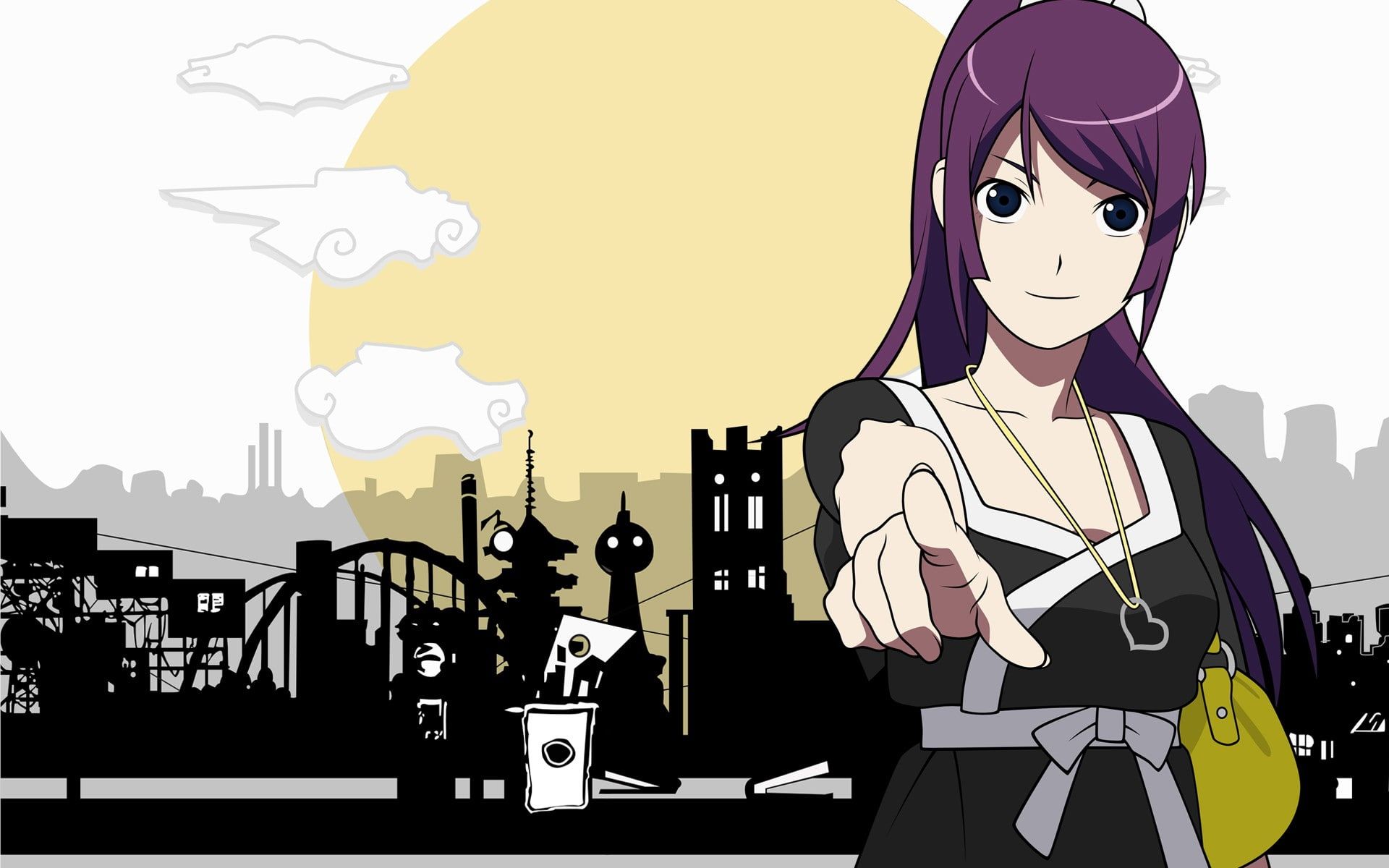 Hitagi Senjougahara Wallpapers