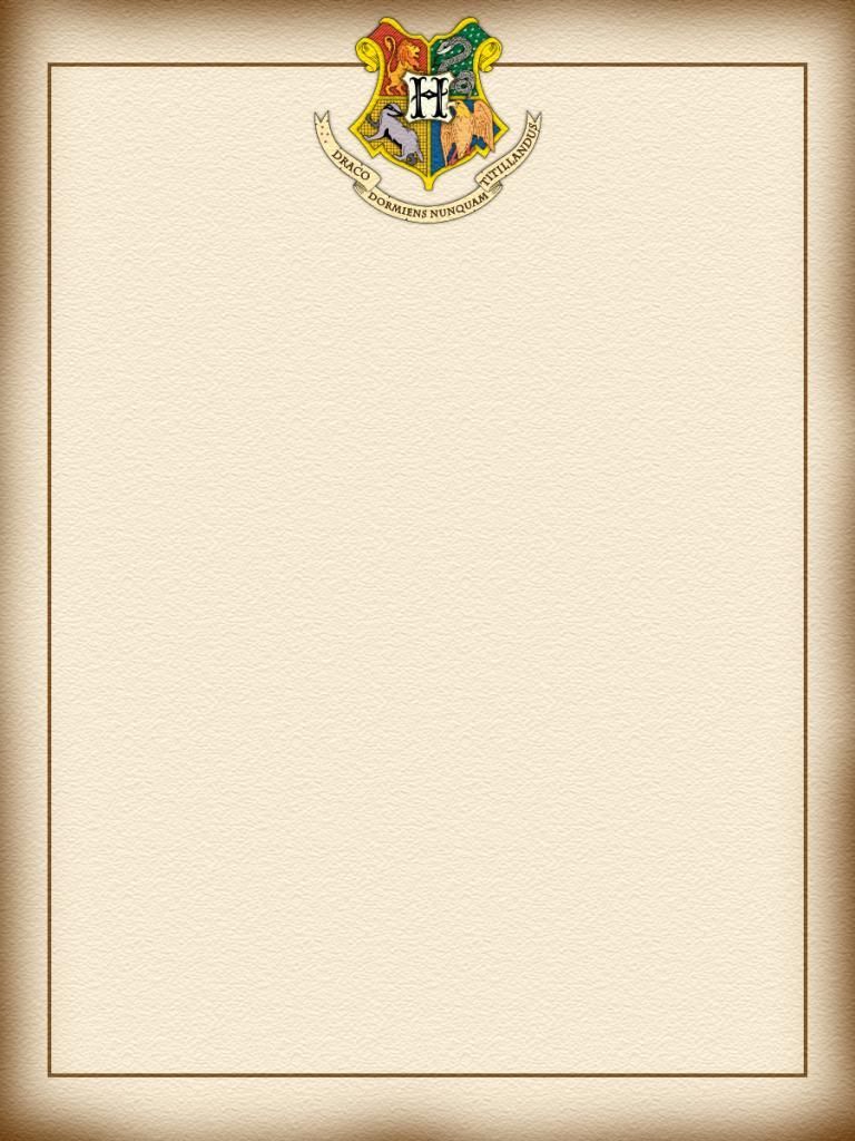 Hogwarts Envelope Template Wallpapers