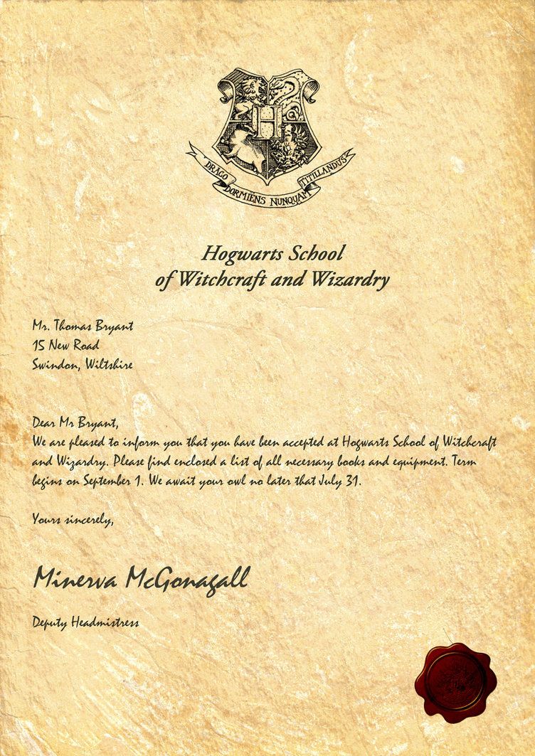 Hogwarts Envelope Template Wallpapers