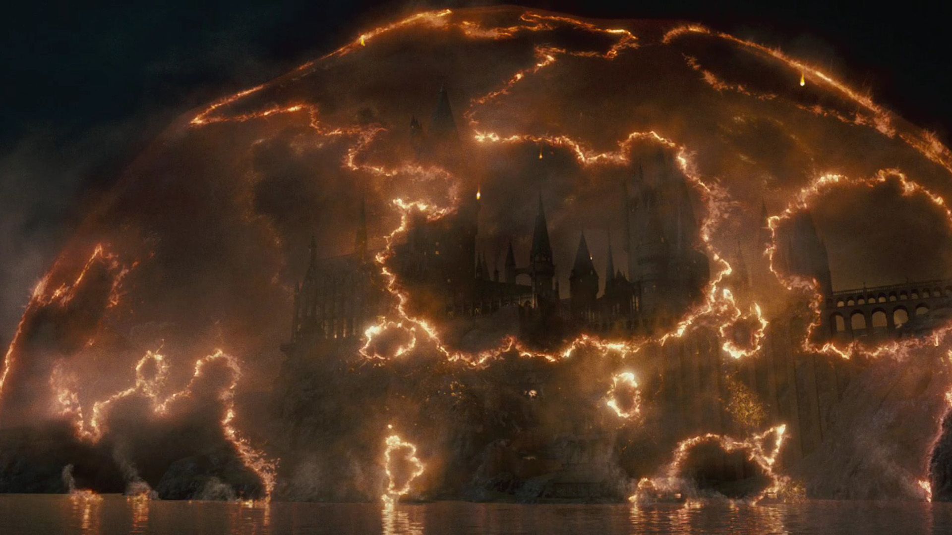 Hogwarts On Fire Wallpapers