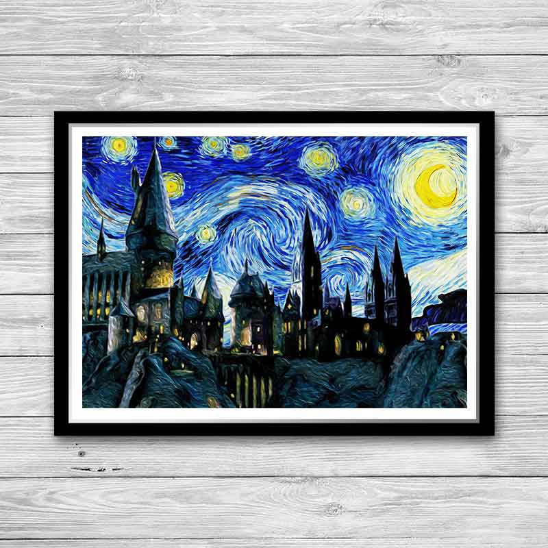 Hogwarts Starry Night Wallpapers