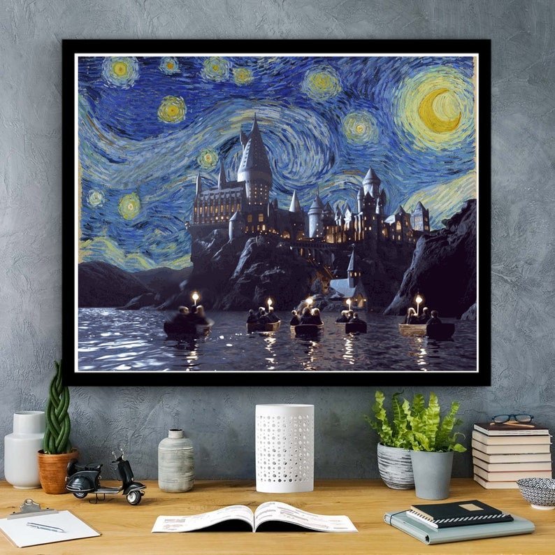 Hogwarts Starry Night Wallpapers