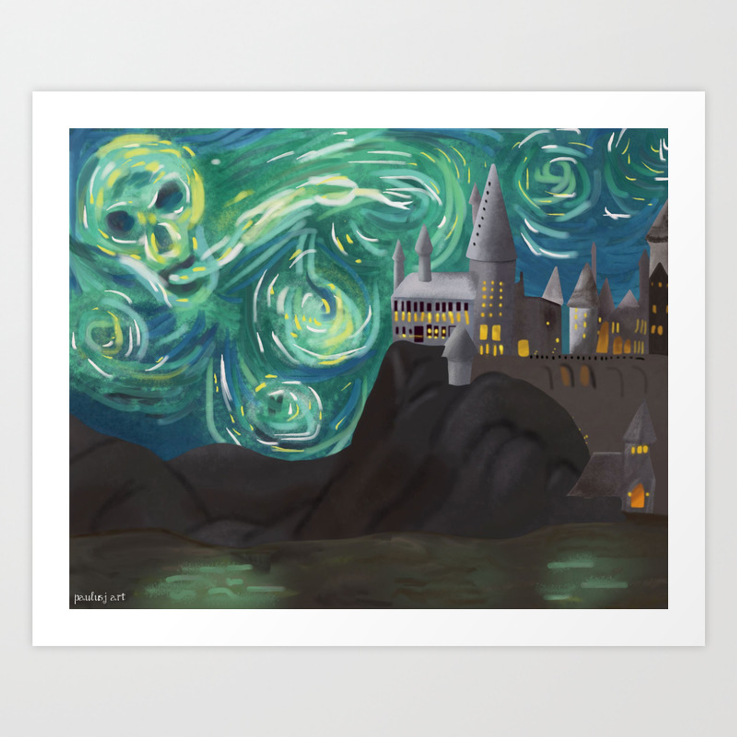 Hogwarts Starry Night Wallpapers