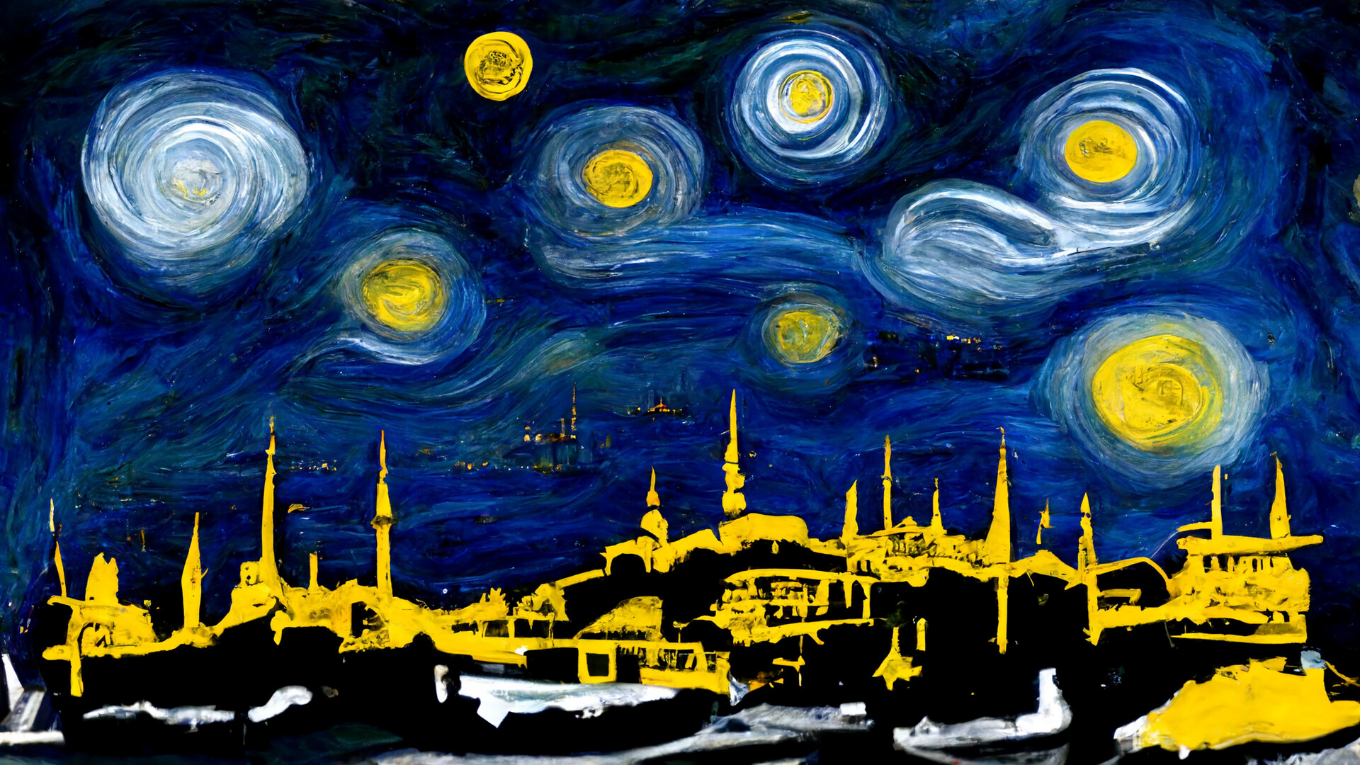 Hogwarts Starry Night Wallpapers