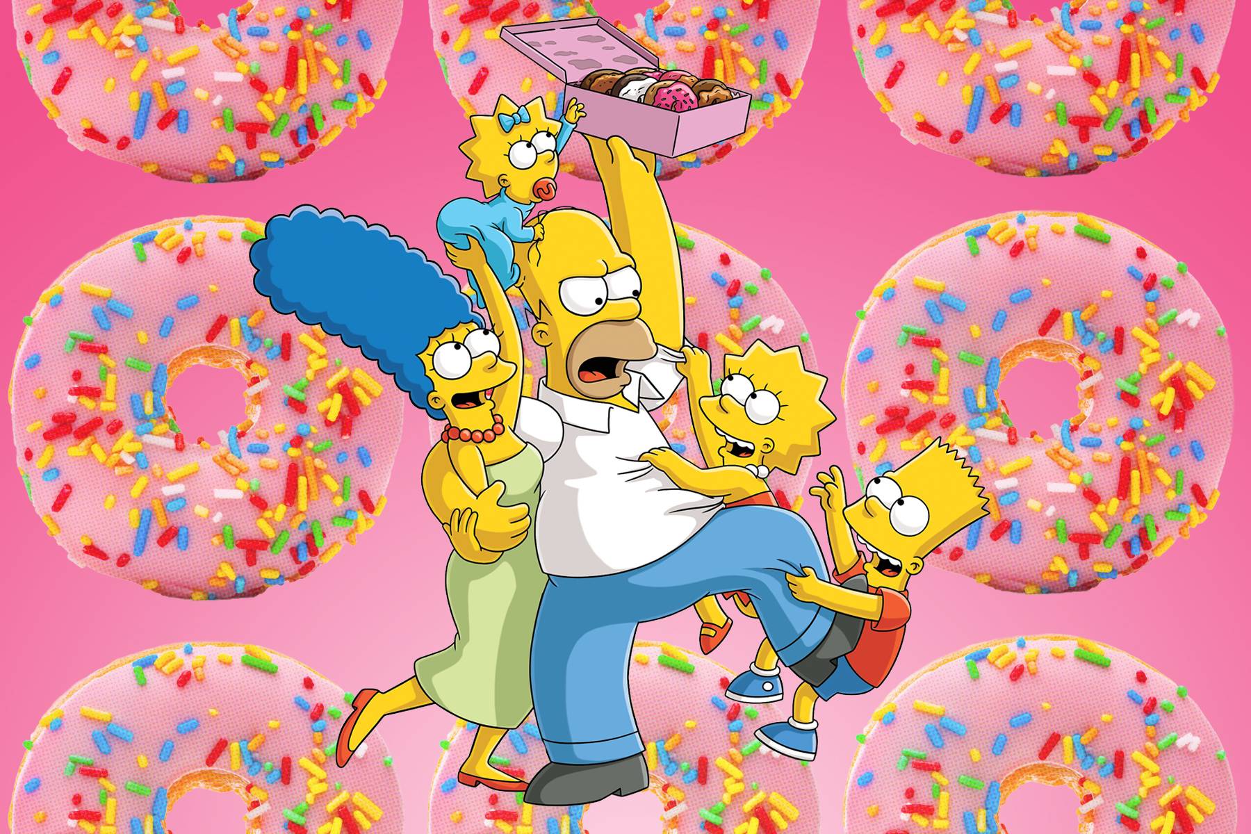 Homer Doughnuts Wallpapers