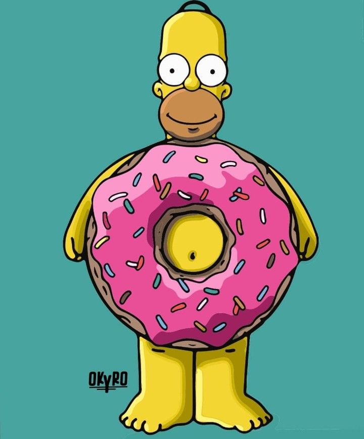 Homer Doughnuts Wallpapers