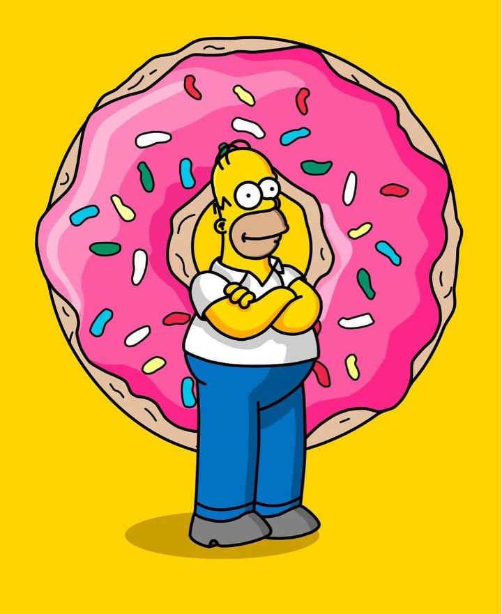 Homer Doughnuts Wallpapers