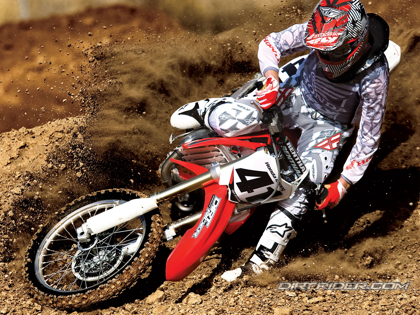 Honda Dirt Bike Logo Wallpapers