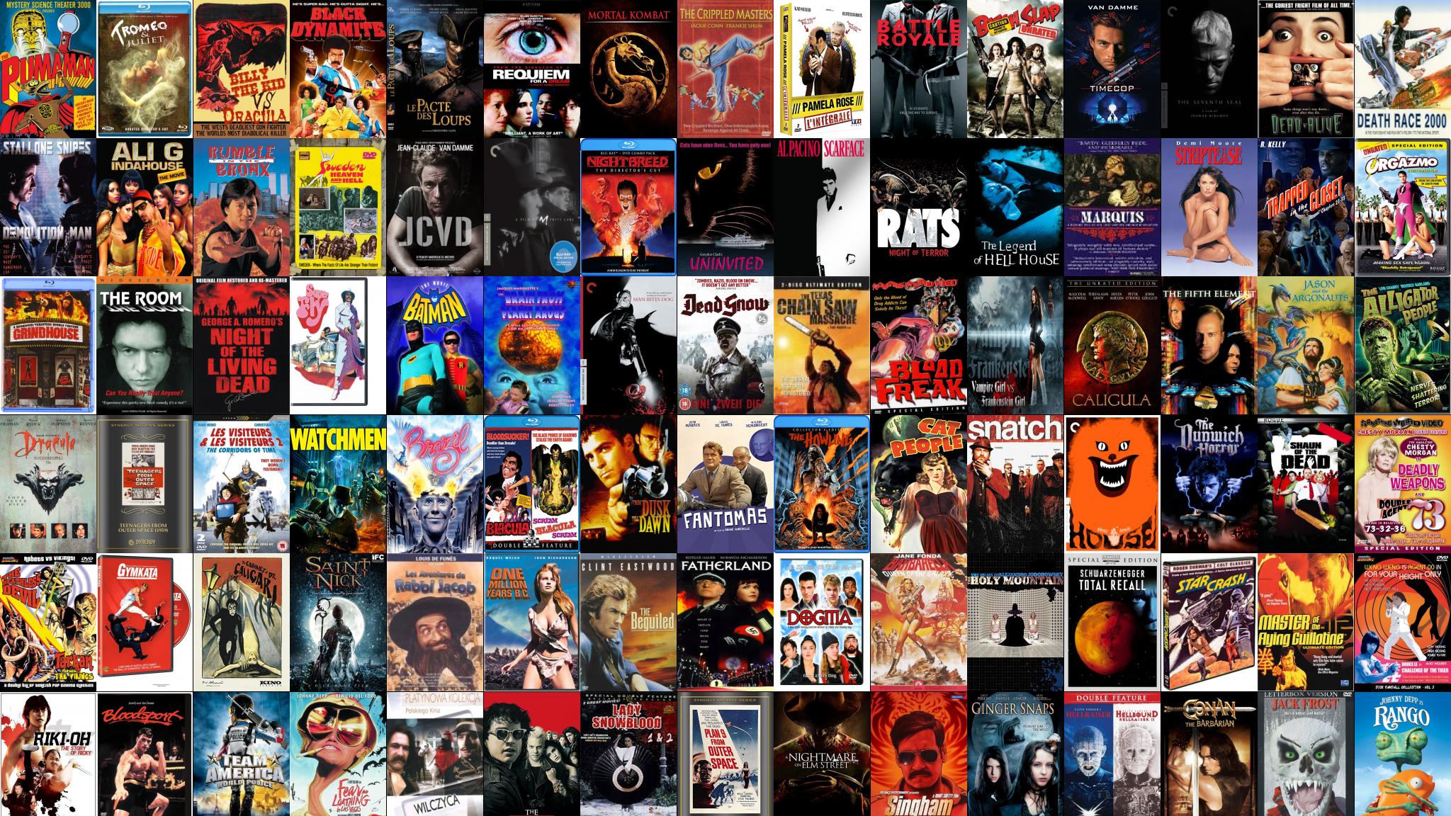 Horror Movie Collage Wallpapers