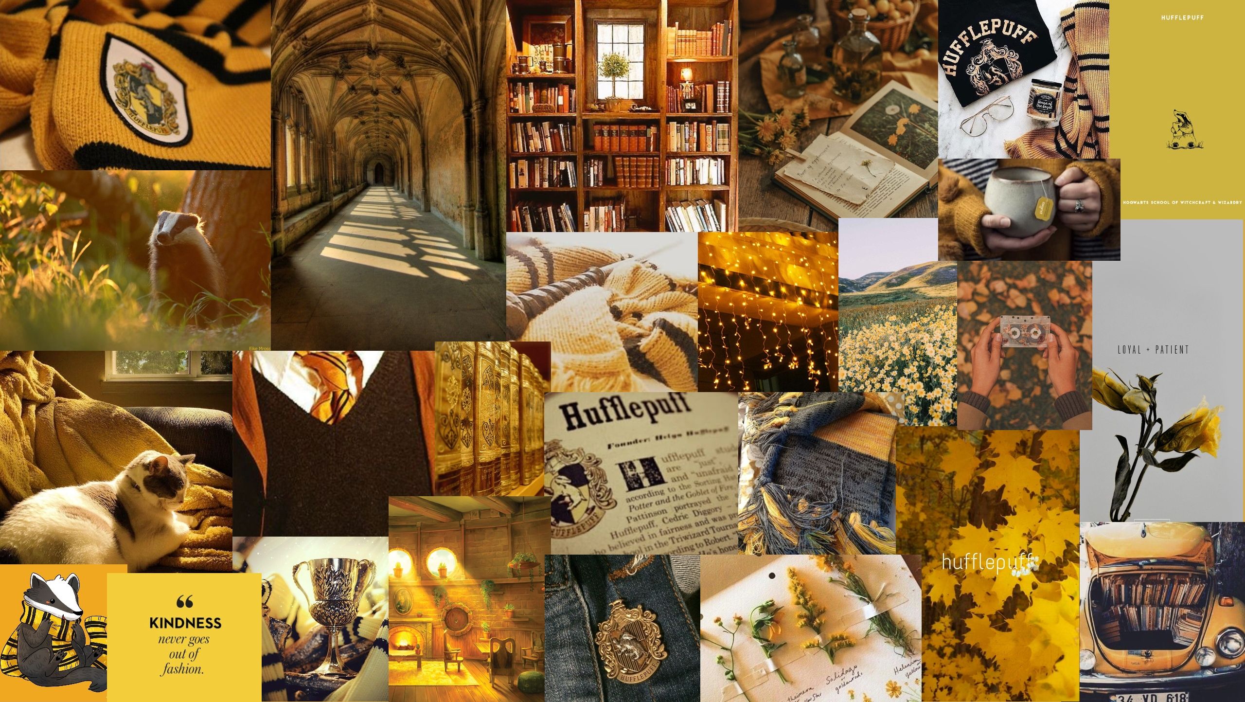 Hufflepuff Collage Wallpapers