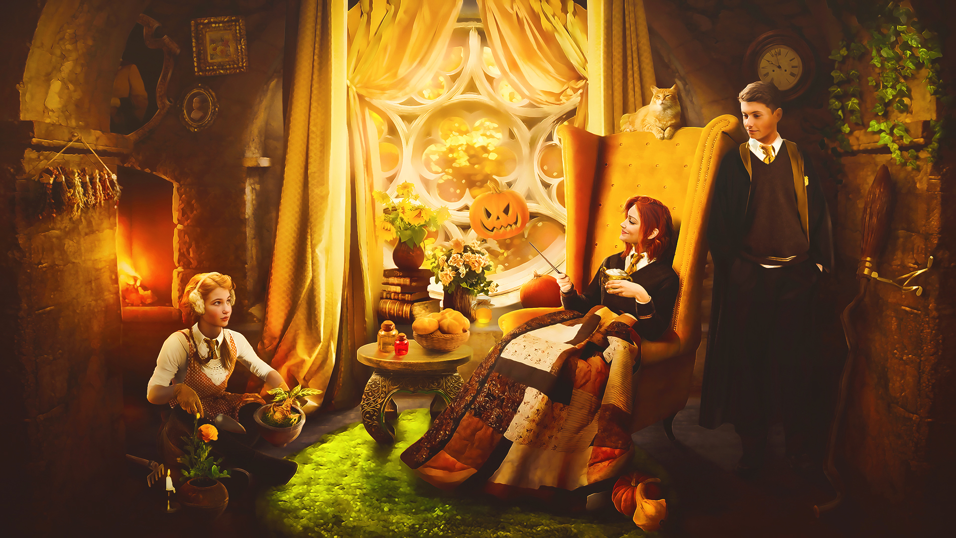 Hufflepuff Common Room Wallpapers