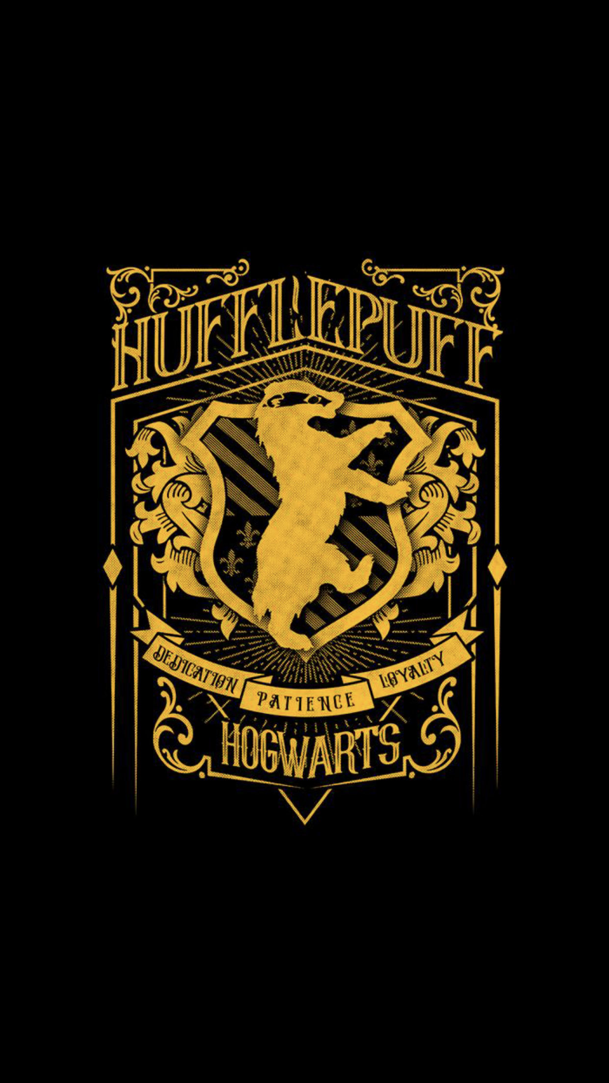 Hufflepuff Crest Wallpapers