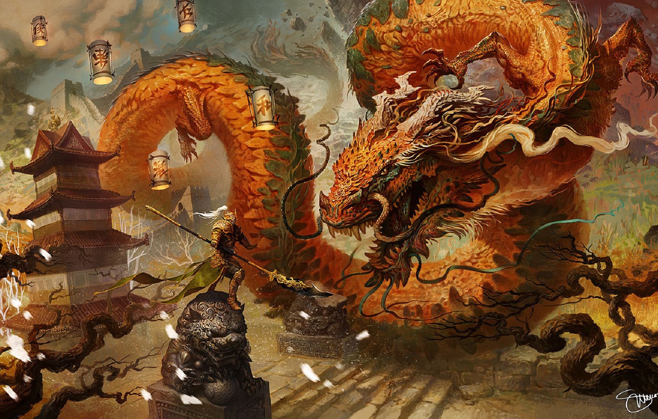 Huge Dragons Wallpapers