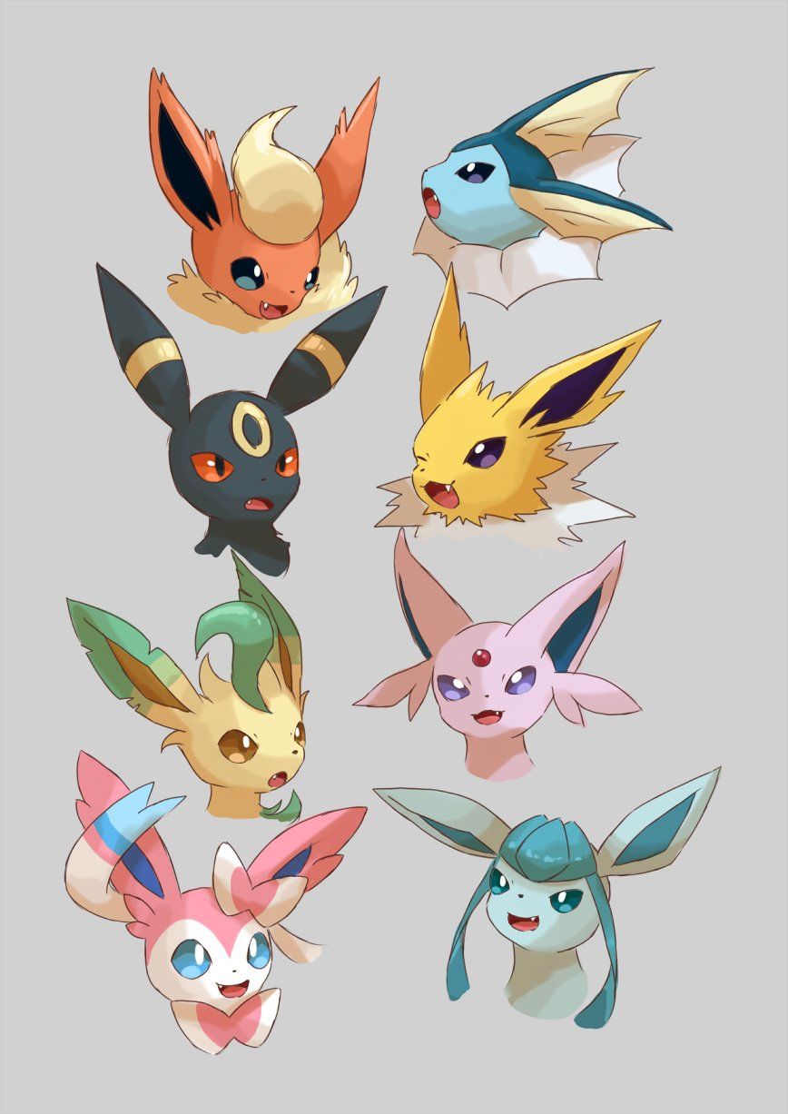 Human Eevee Evolutions Wallpapers