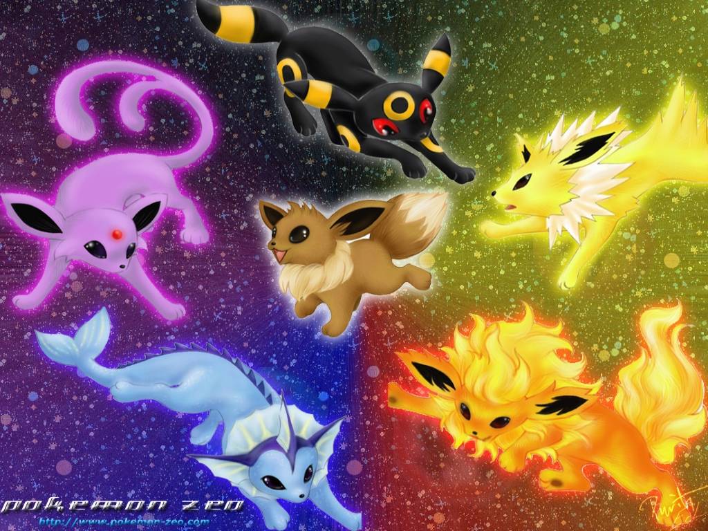 Human Eevee Evolutions Wallpapers