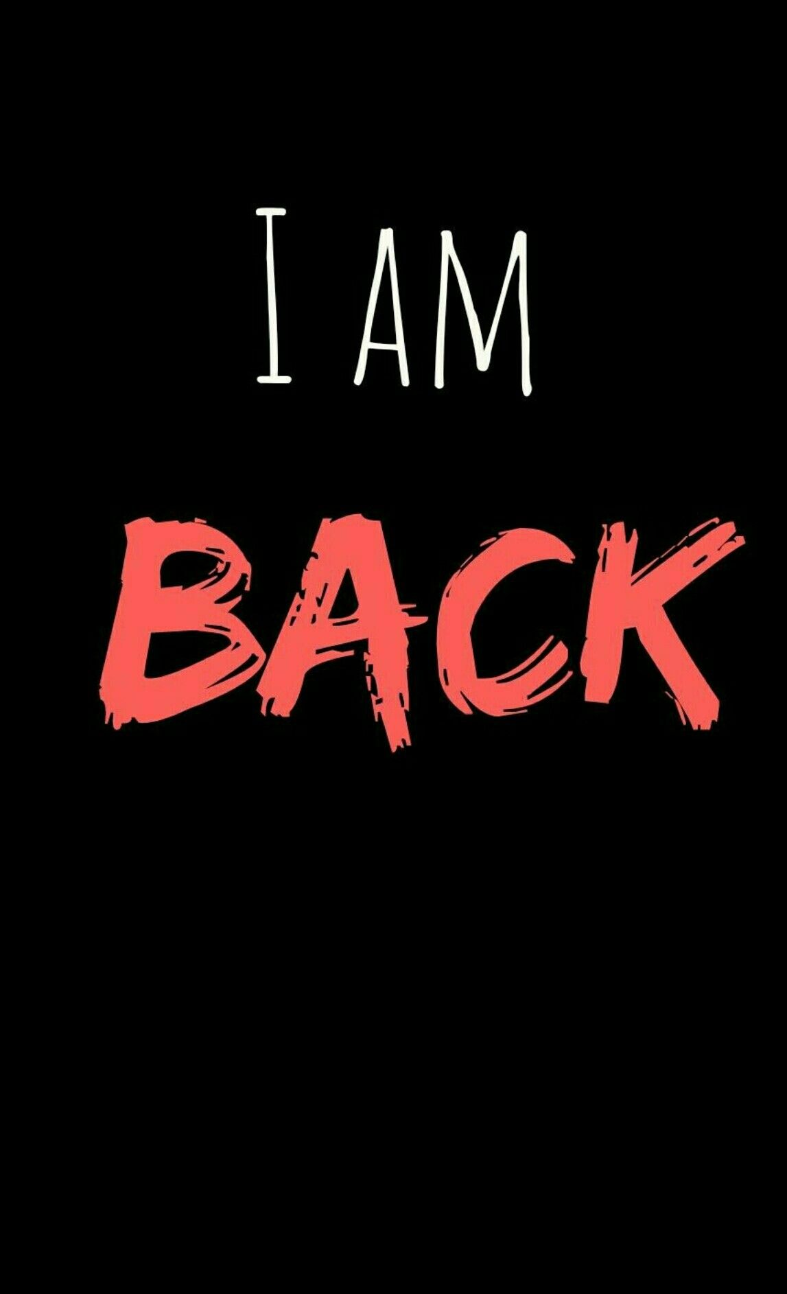 I Am Back Image Wallpapers