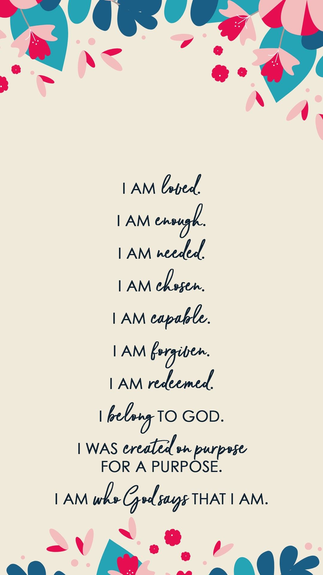 I Am Enough Wallpapers