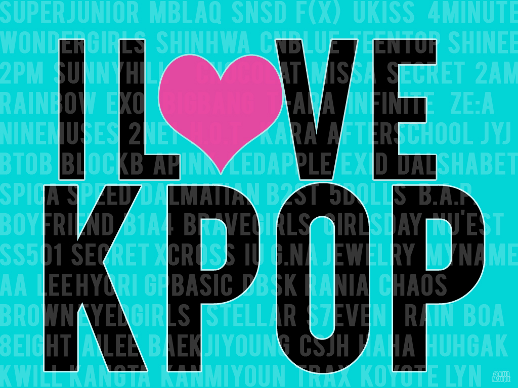 I Love Kpop Wallpapers