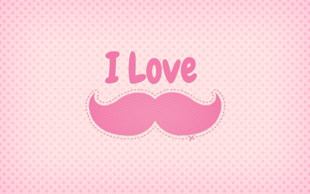 I Love Mustaches Wallpapers