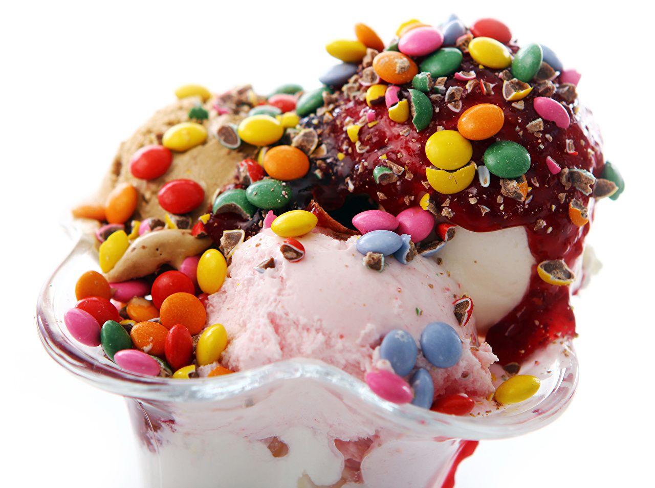 Ice Cream With Candy Wallpapers