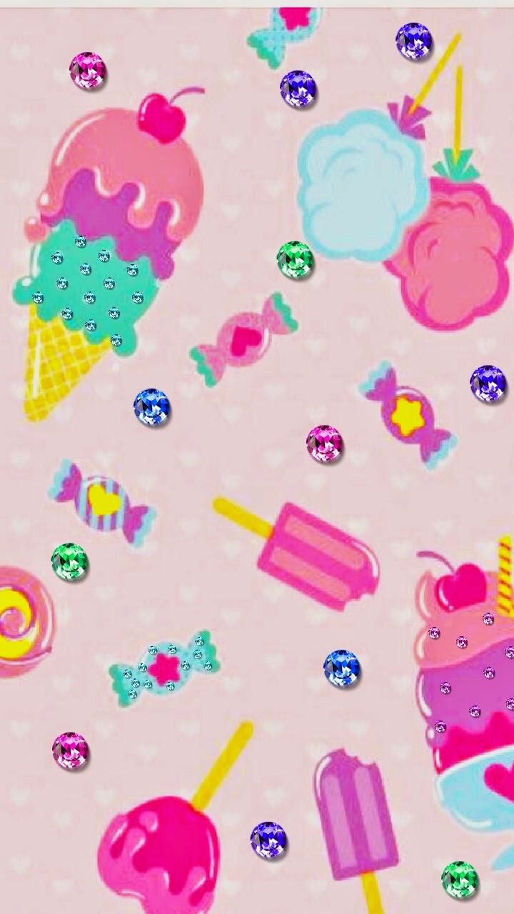 Ice Cream With Candy Wallpapers