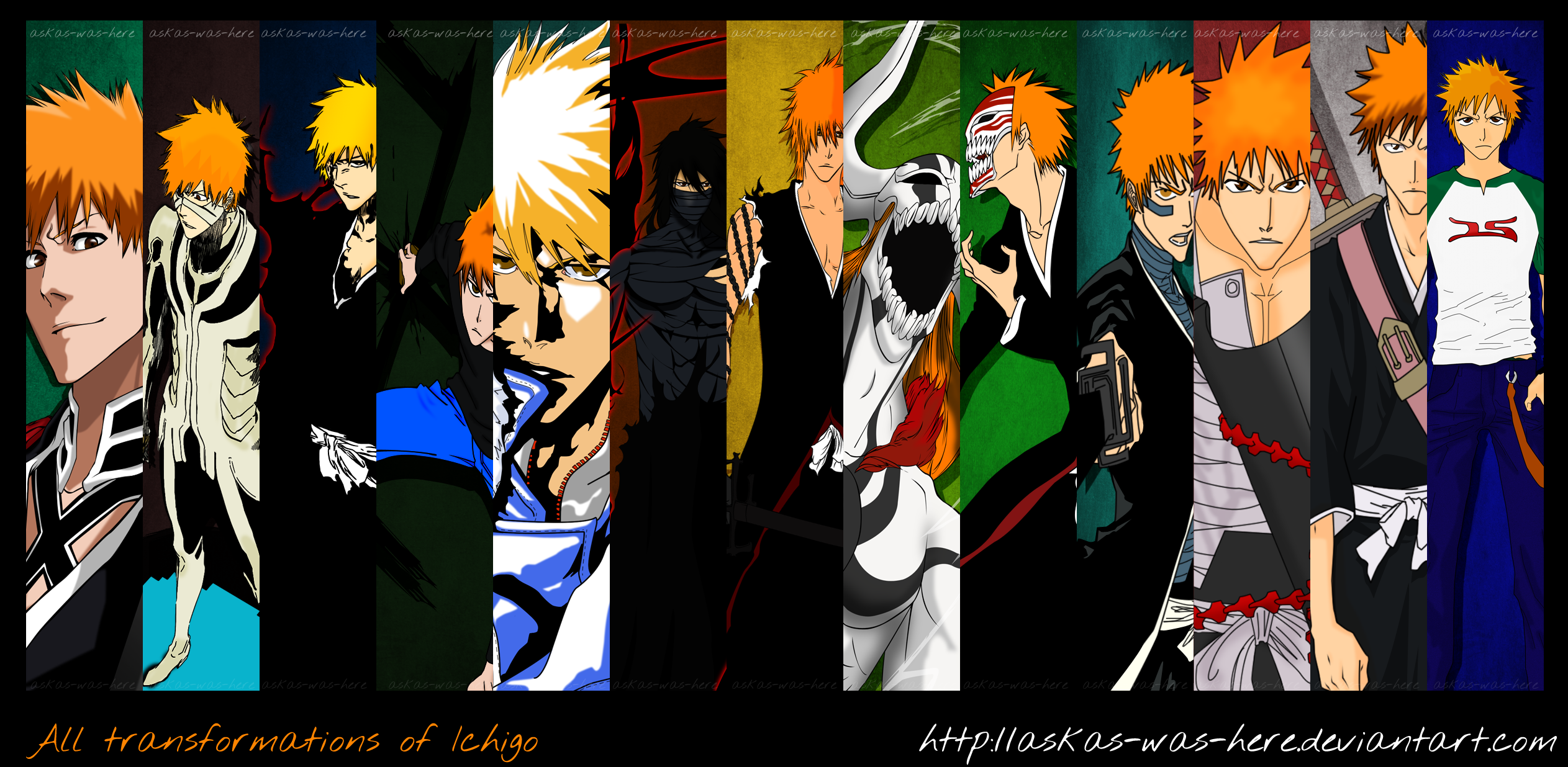 Ichigo'S Forms Wallpapers