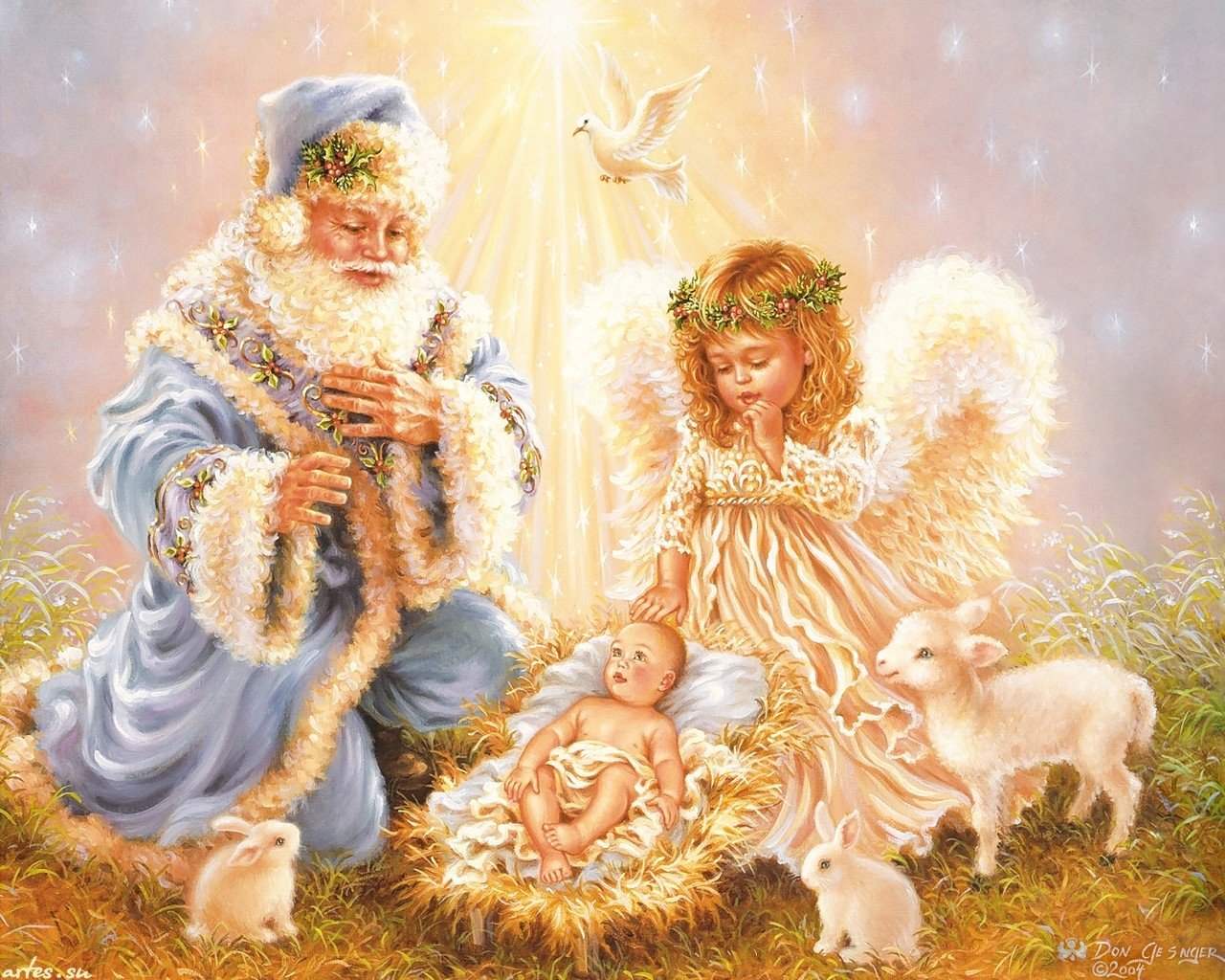 Images Of Christmas Angels Wallpapers