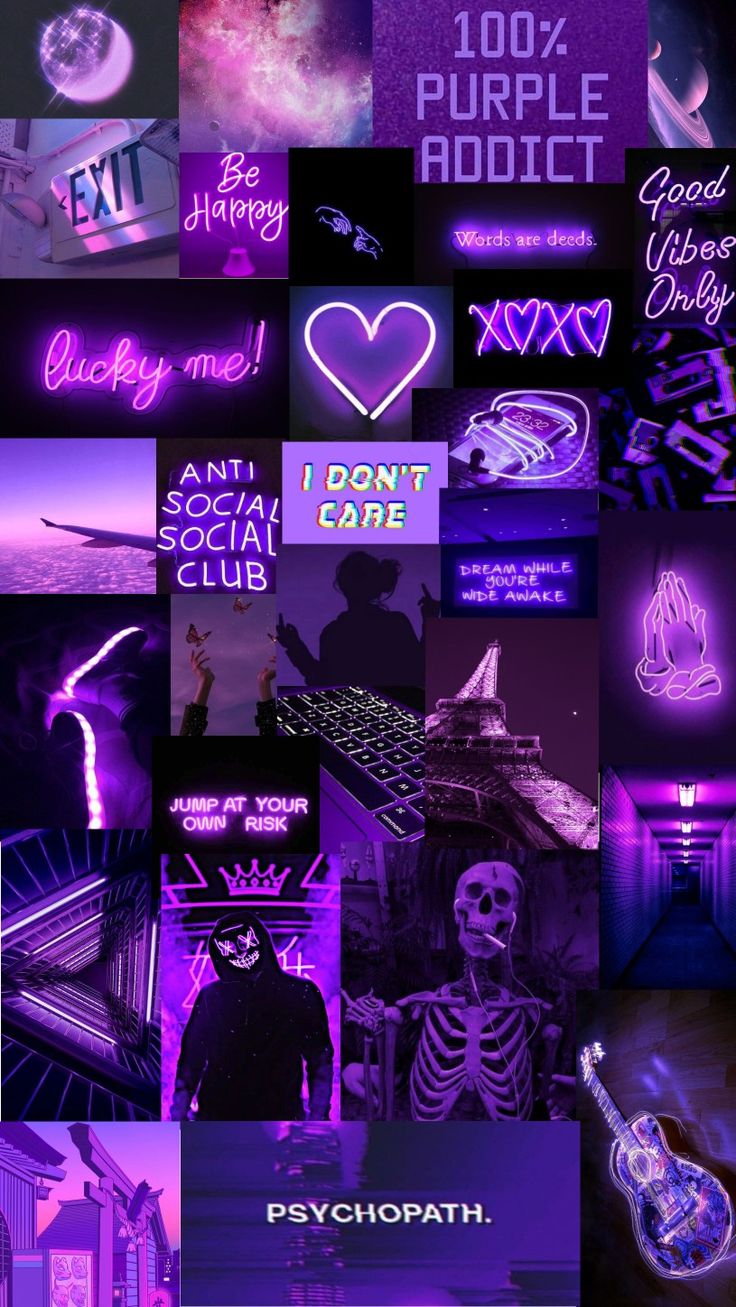 Iphone Purple Aesthetic Wallpapers