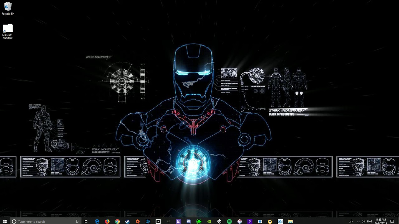 Iron Man Blueprints Wallpapers