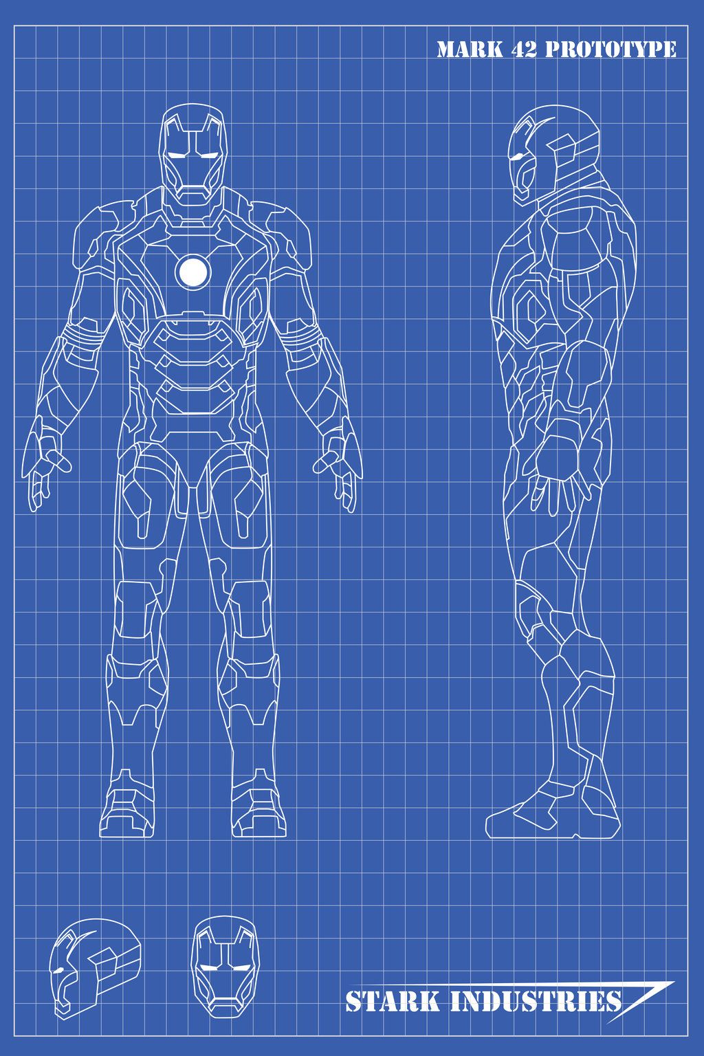 Iron Man Blueprints Wallpapers