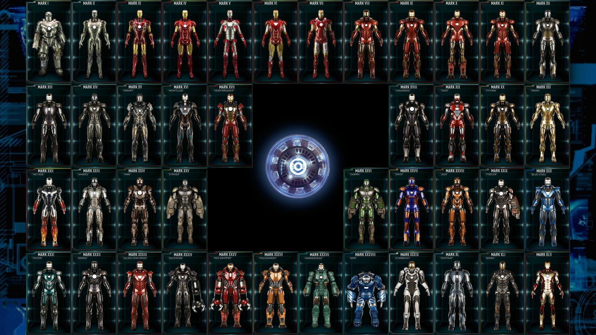 Iron Man Blueprints Wallpapers