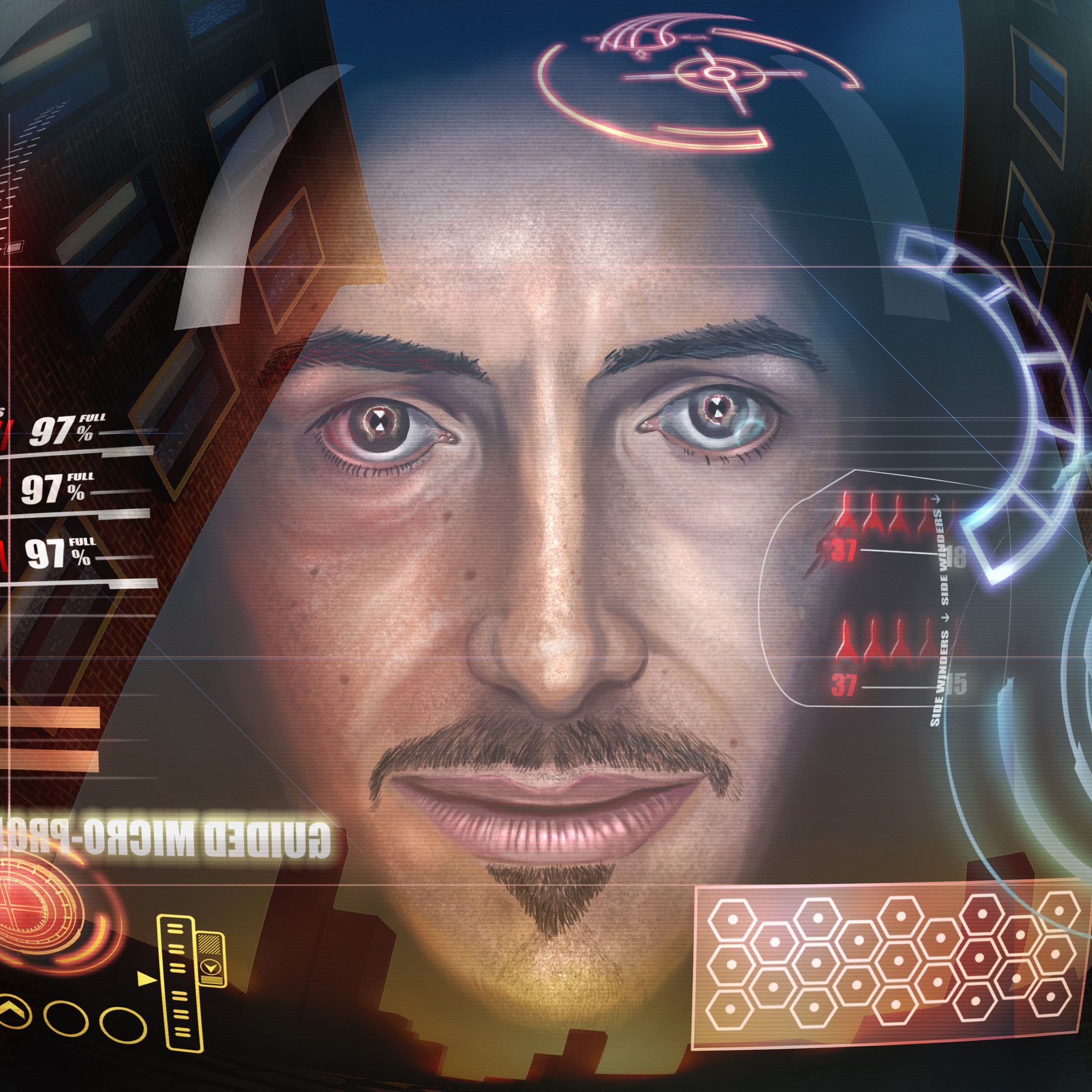 Iron Man Hud Wallpapers