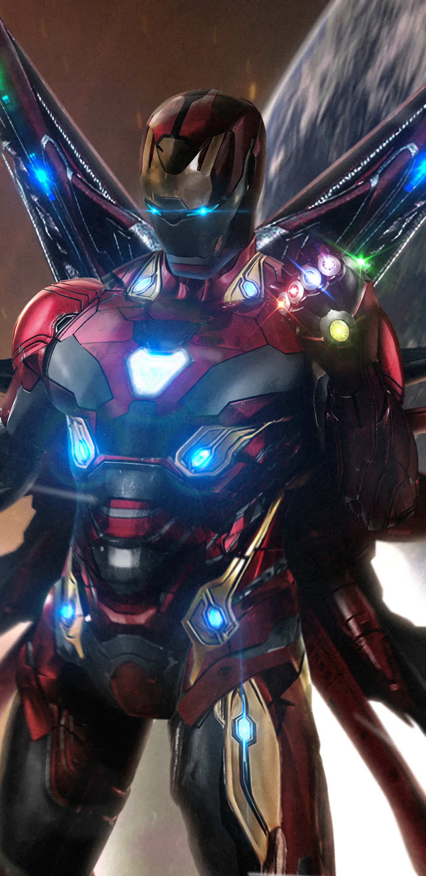 Iron Man Infinity Stones Suit Wallpapers