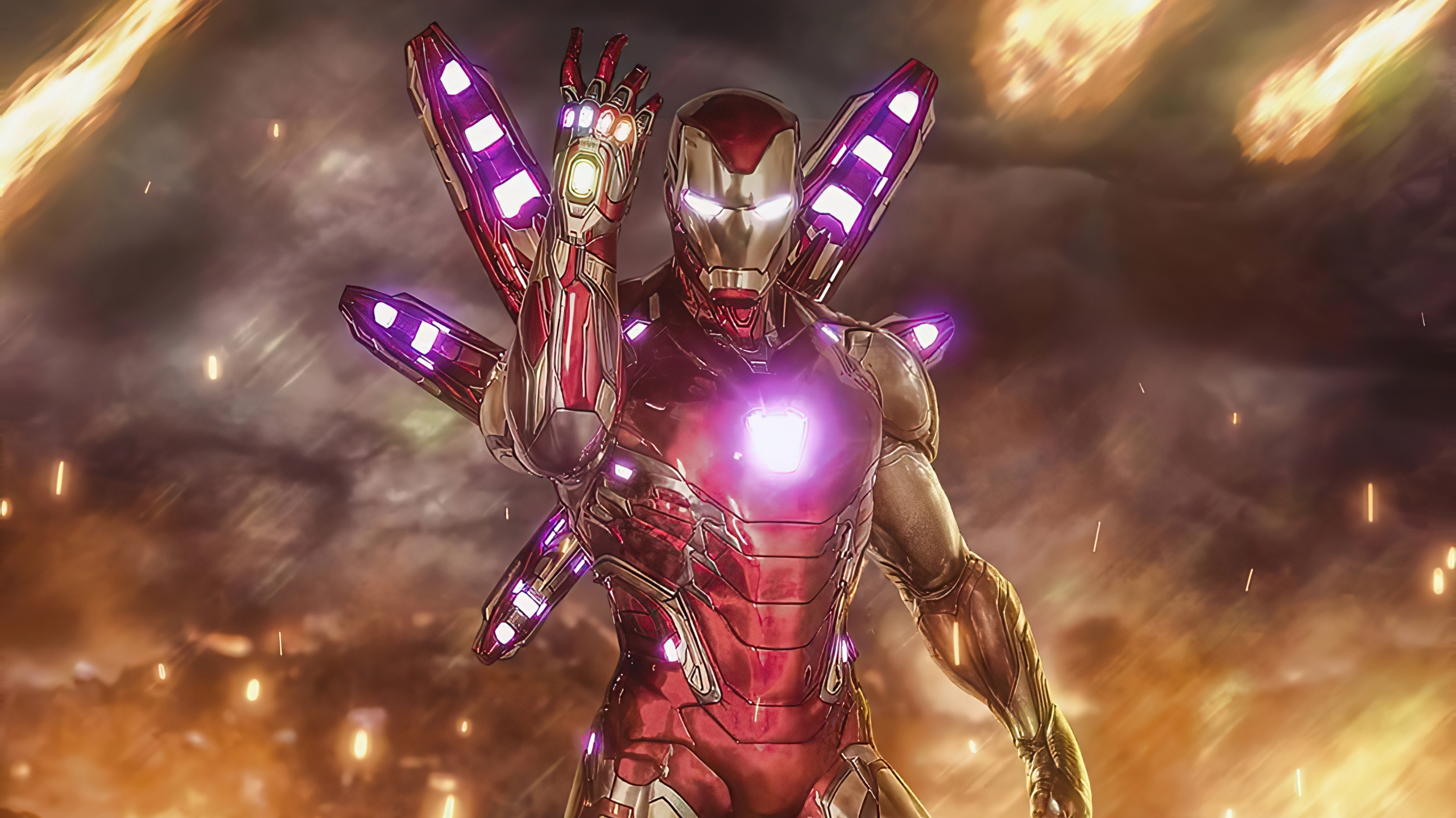 Iron Man Infinity Stones Suit Wallpapers