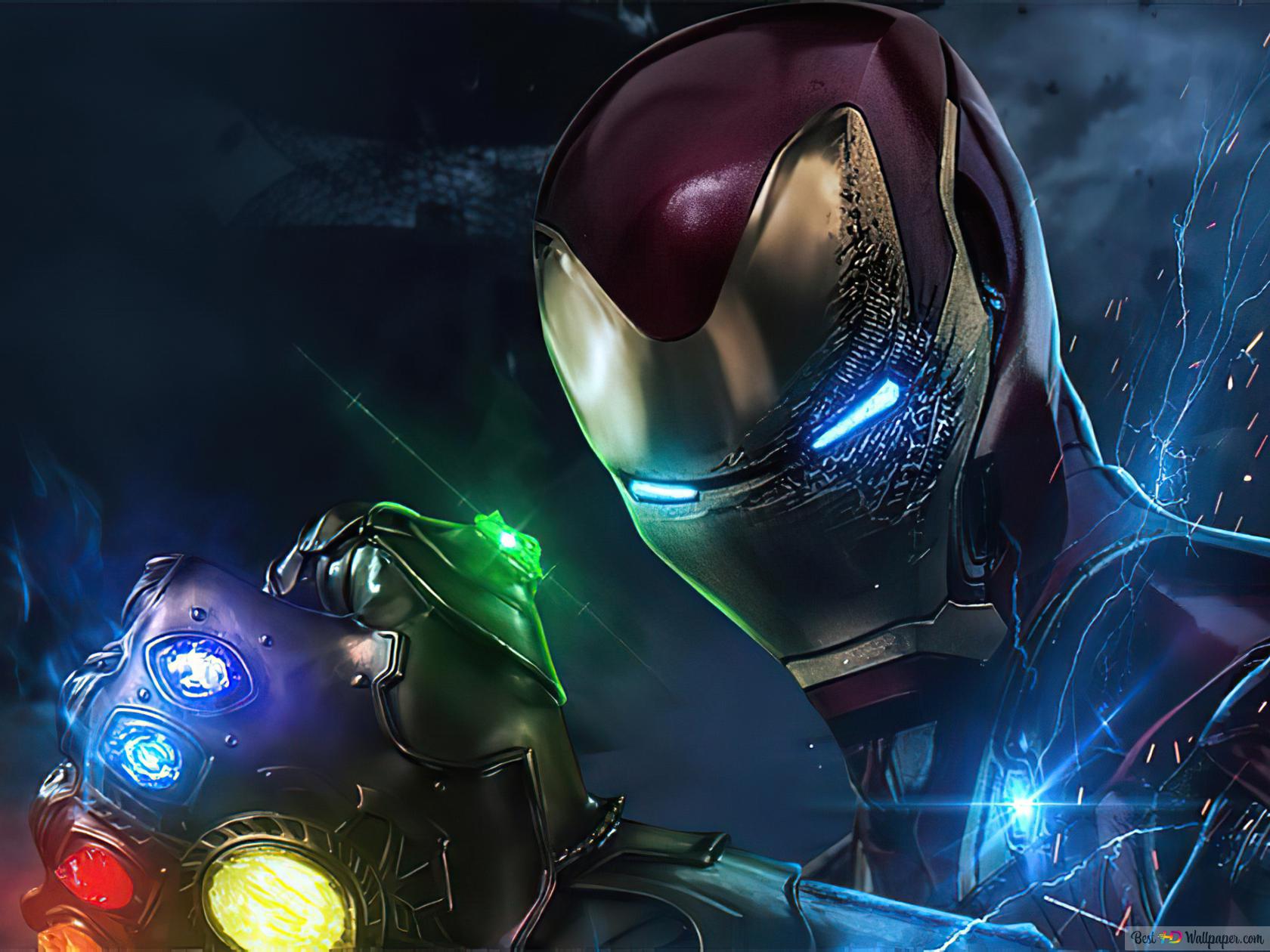 Iron Man Infinity Stones Suit Wallpapers