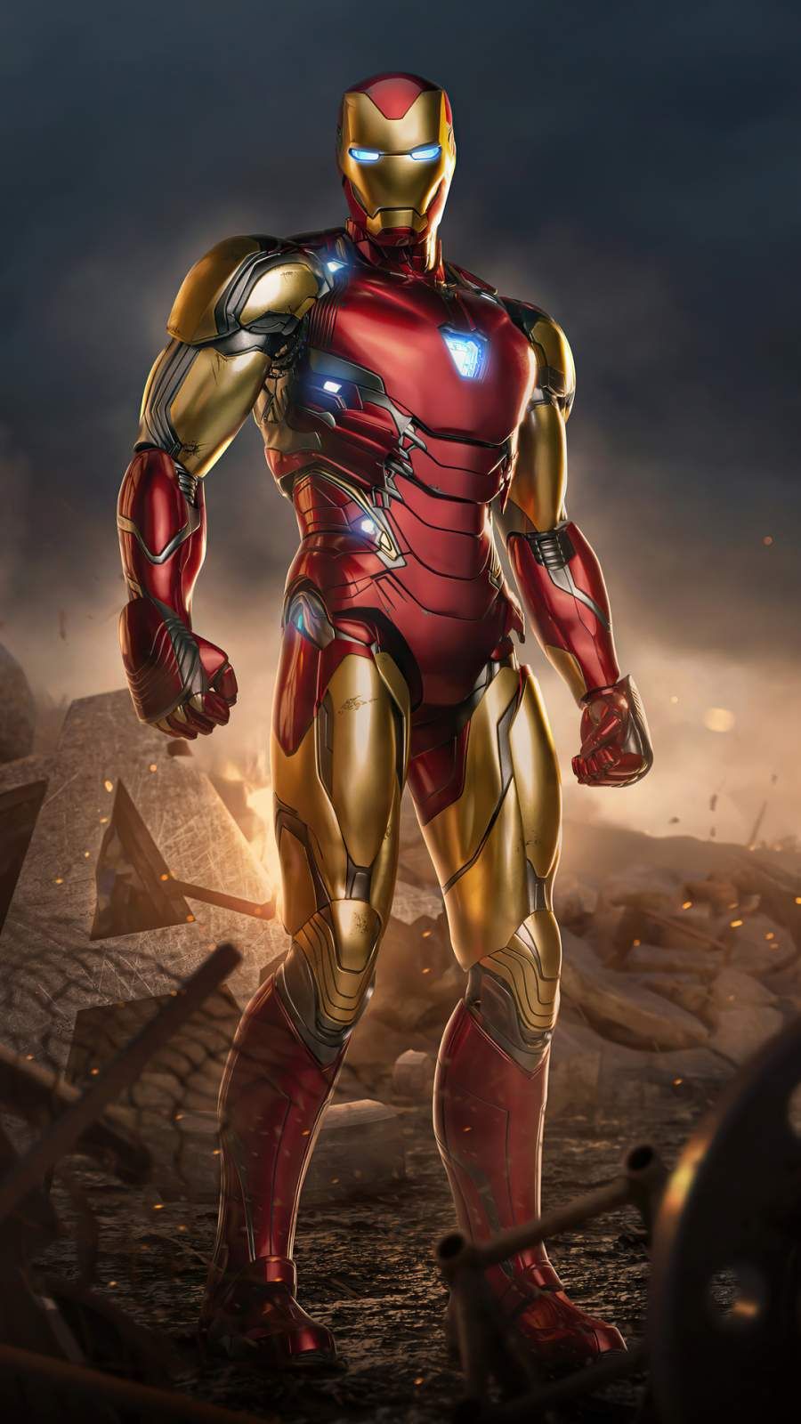 Iron Man Infinity Stones Suit Wallpapers