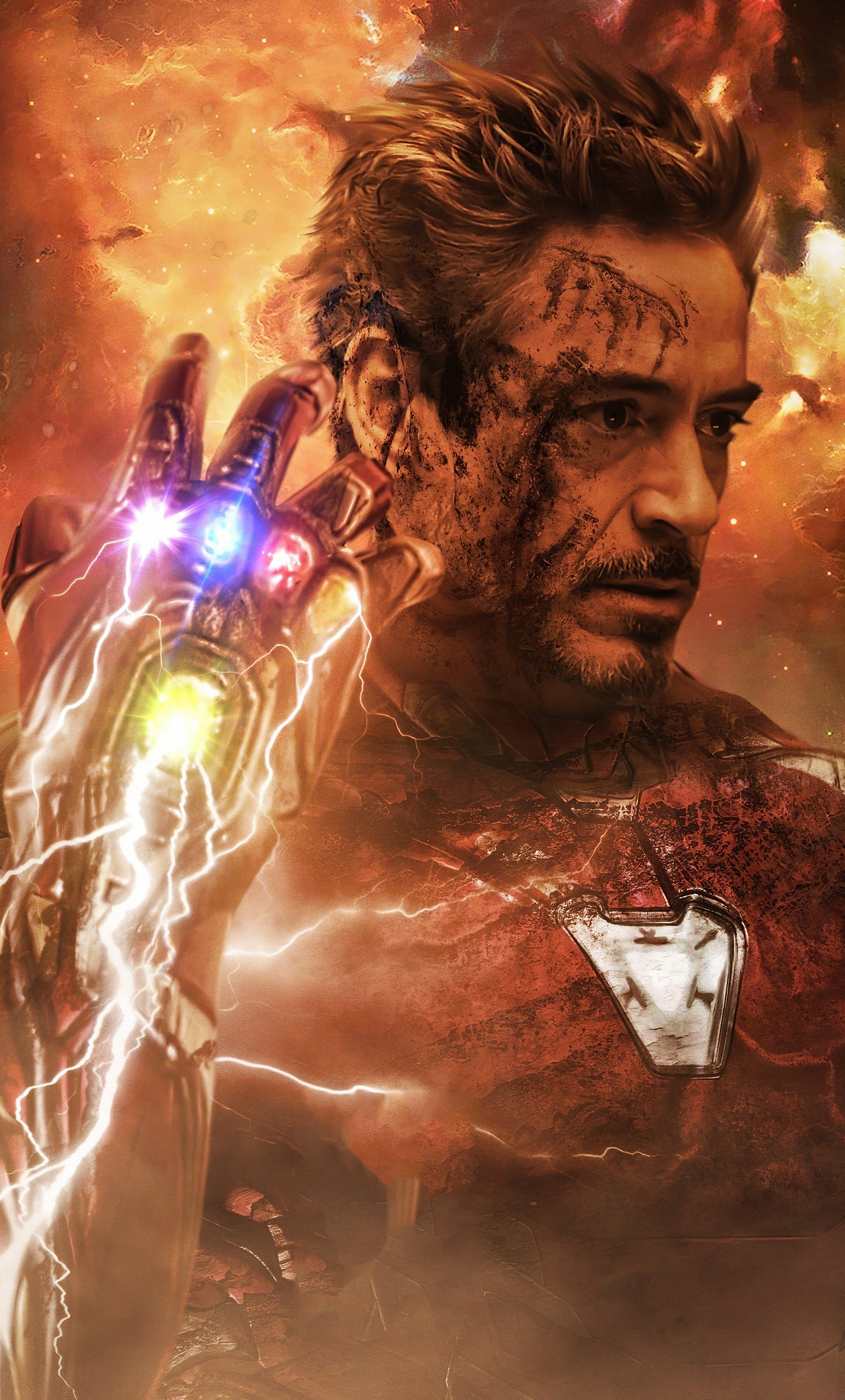 Iron Man Infinity Stones Suit Wallpapers