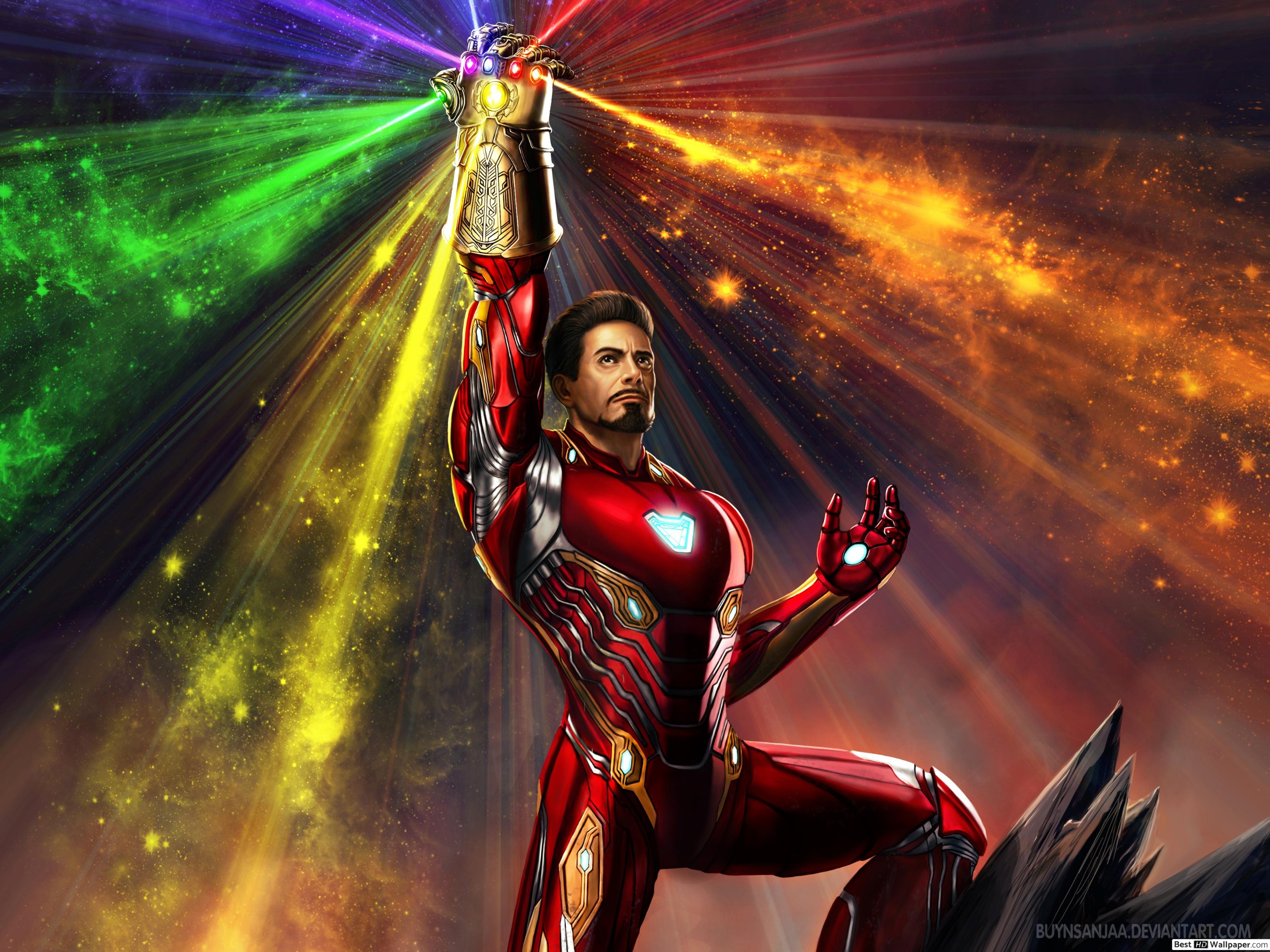 Iron Man Infinity Stones Suit Wallpapers