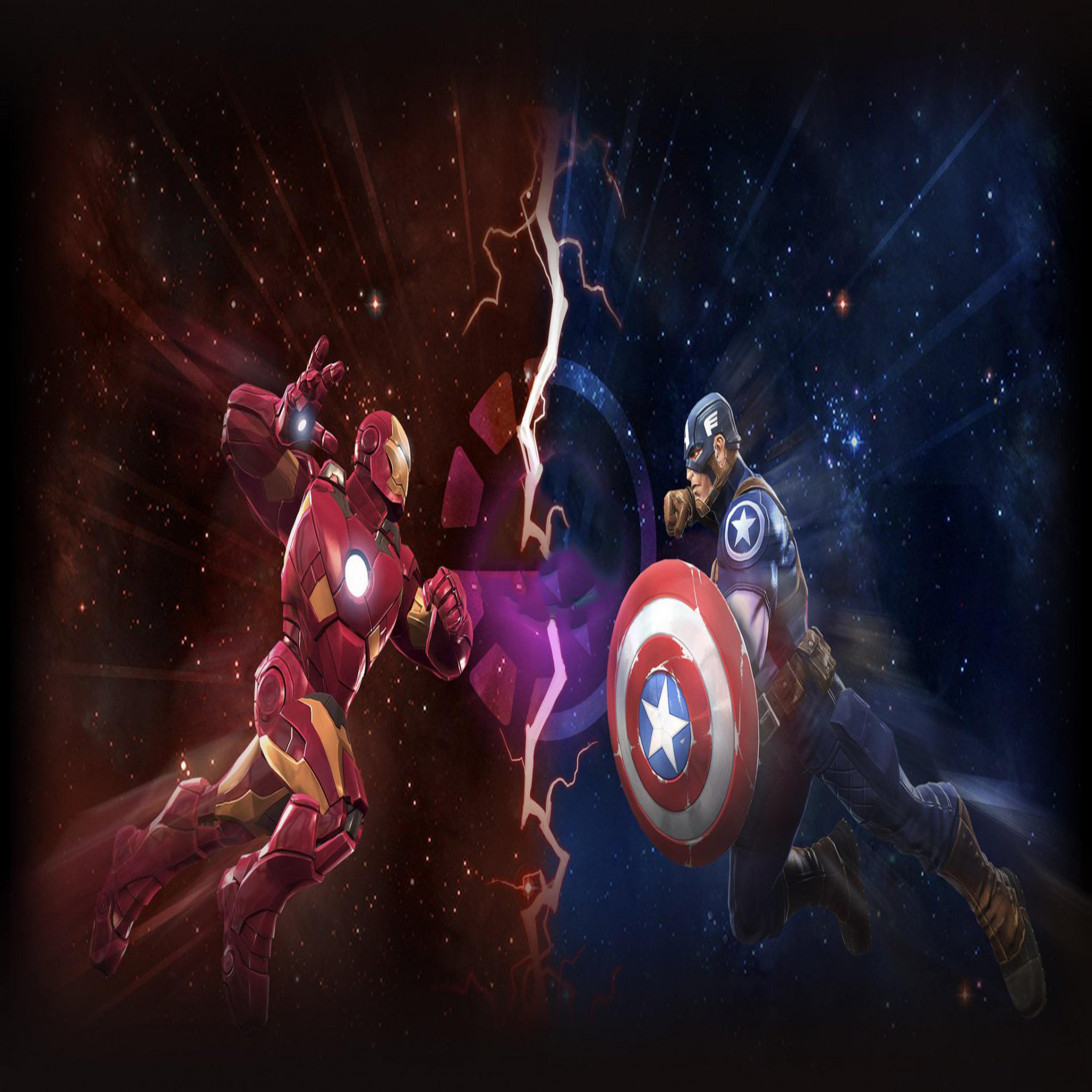 Iron Man Vs Captain America Wallpapers