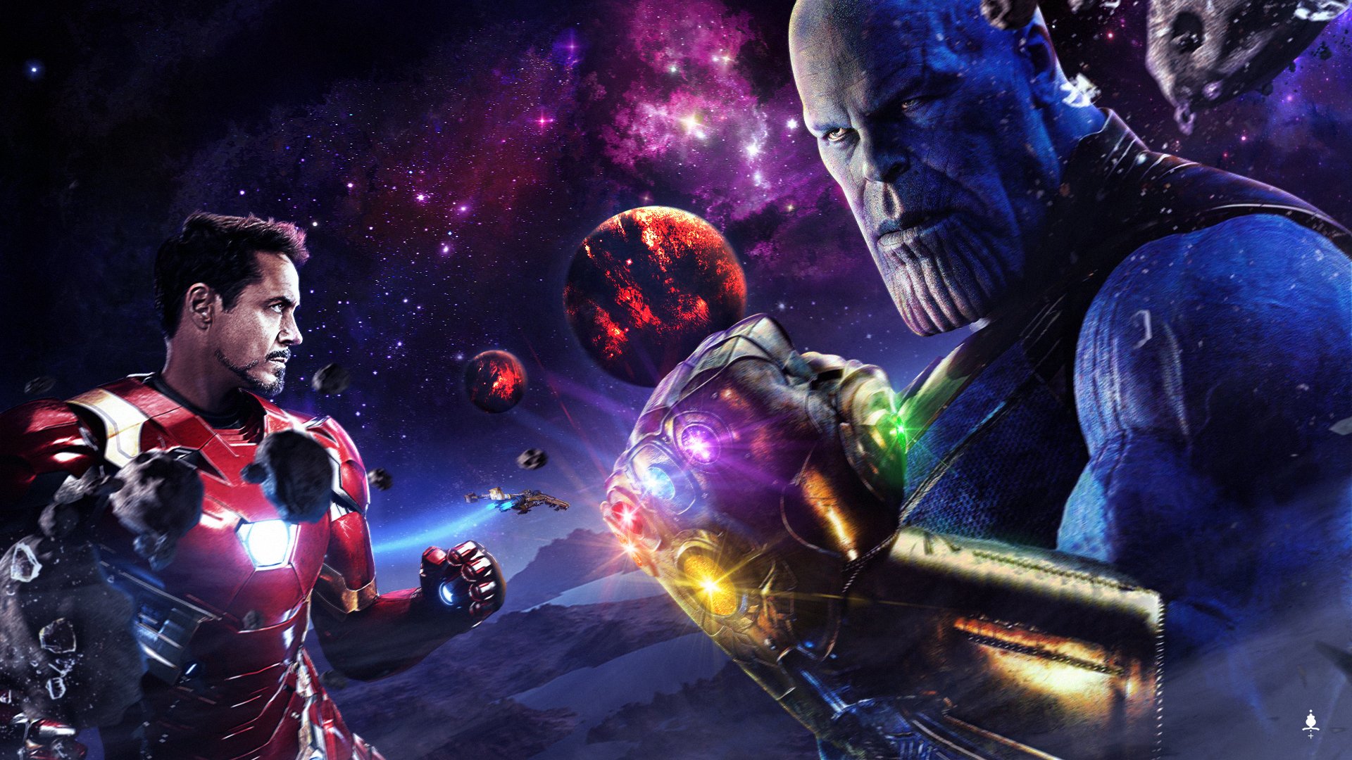 Iron Man Vs Thanos Wallpapers