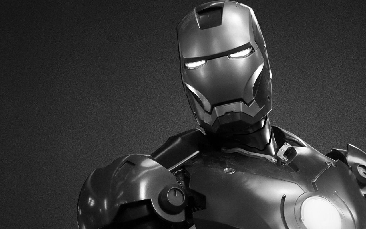 Ironman Black And White Wallpapers