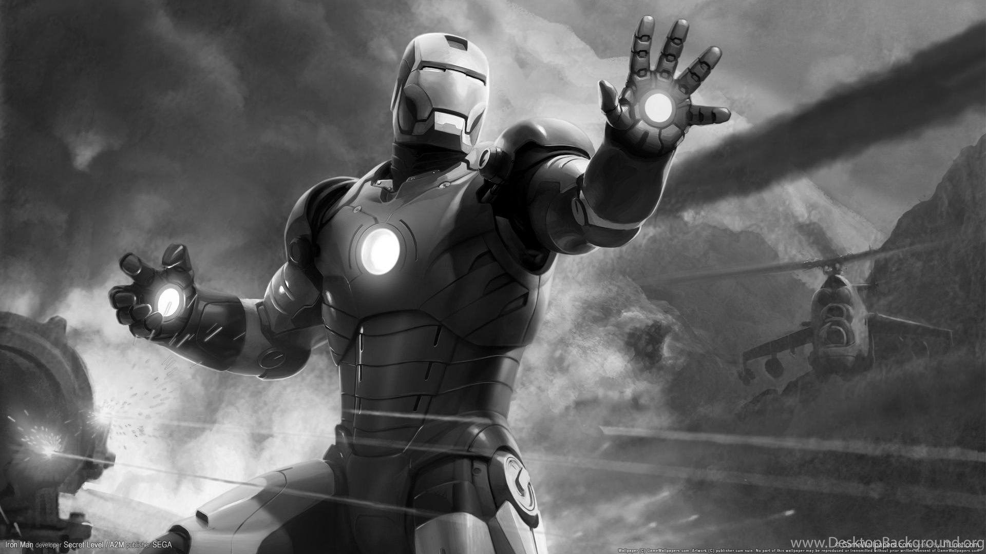 Ironman Black And White Wallpapers