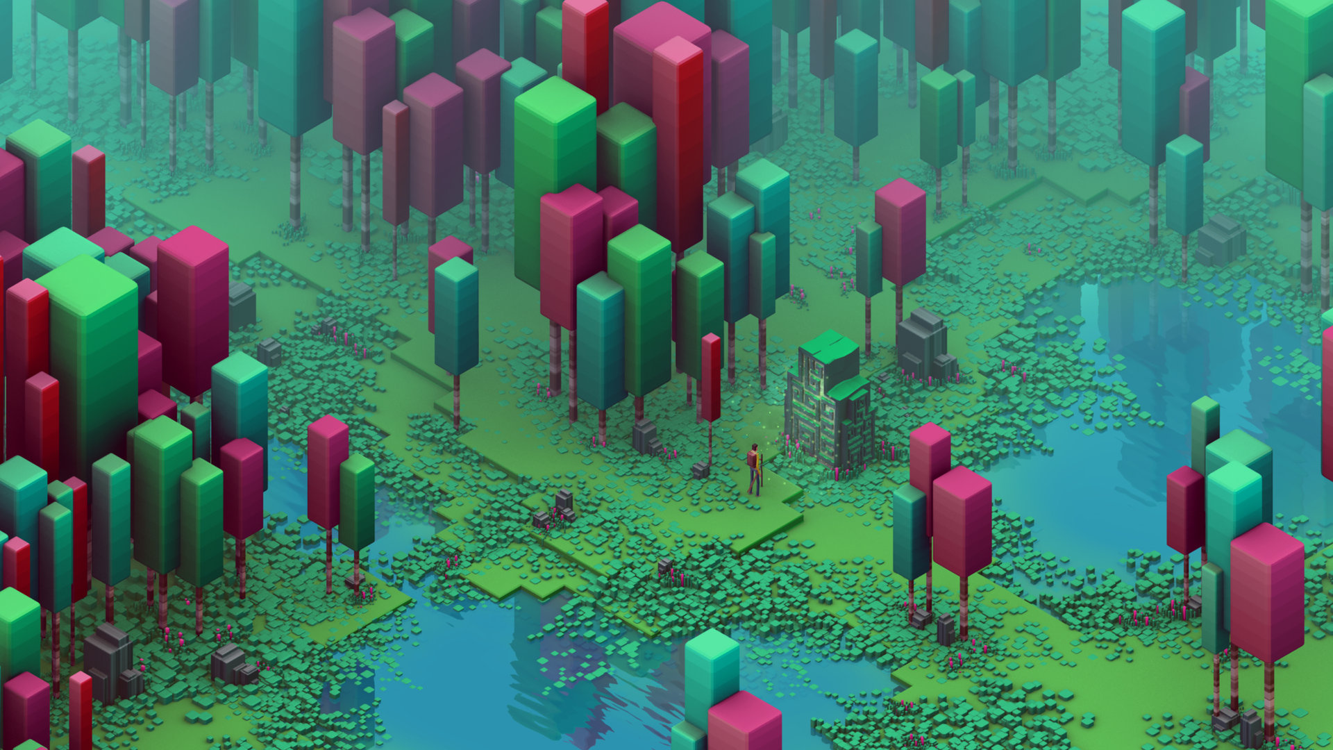 Isometric Wallpapers