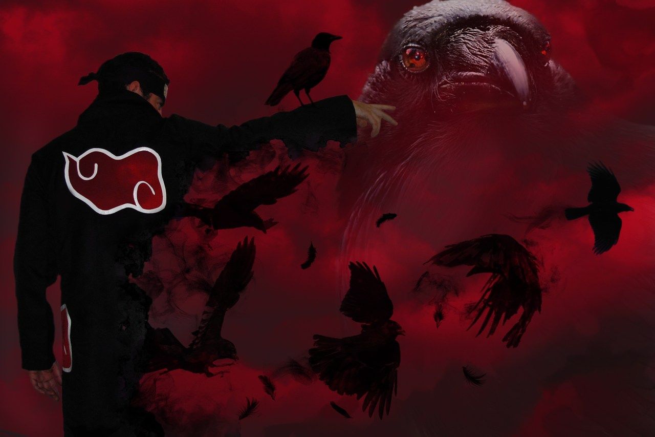 Itachi Crow Sharingan Wallpapers